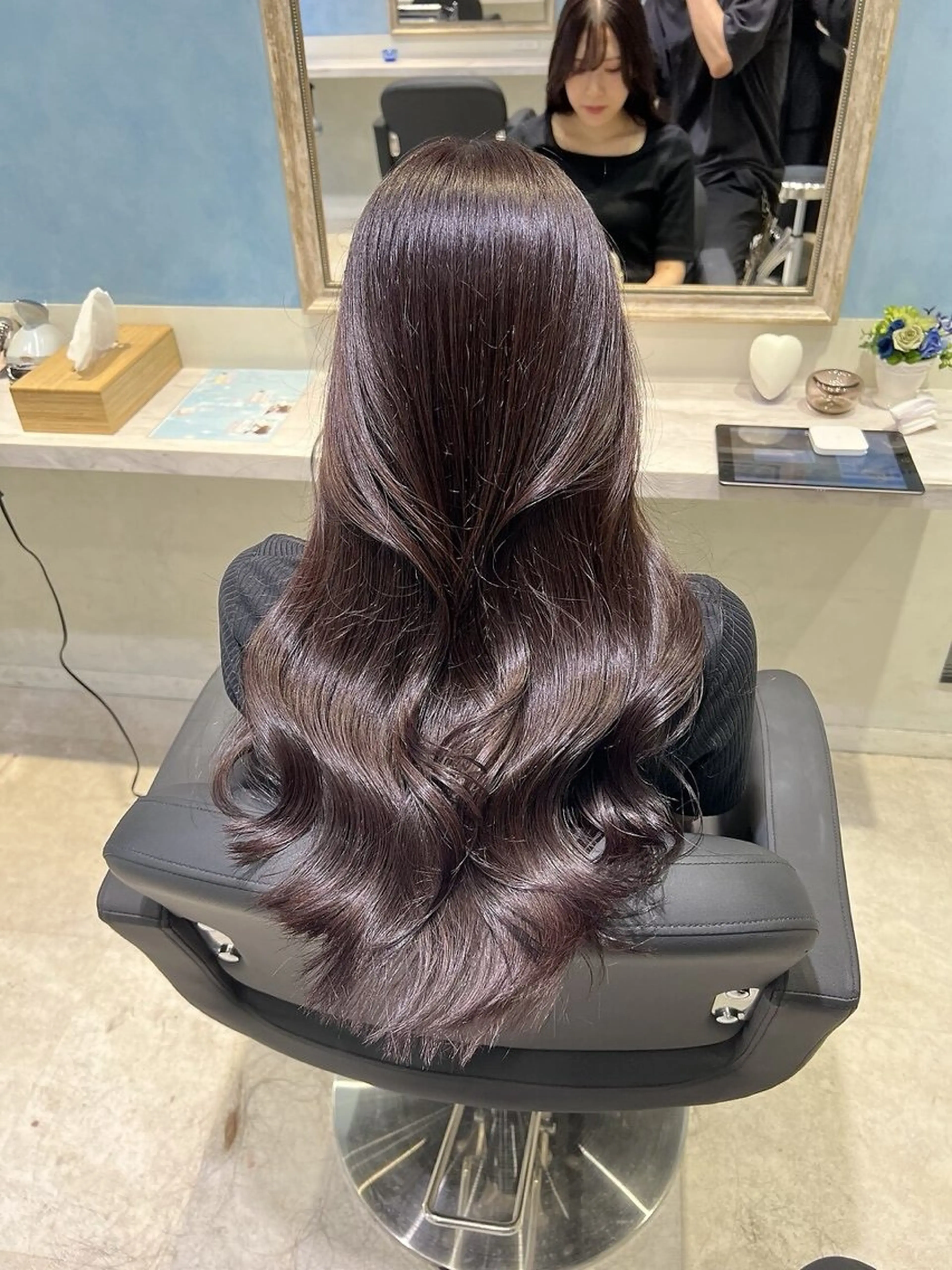 ロング カラー 透明感カラー🎀 みゆうのヘアスタイル