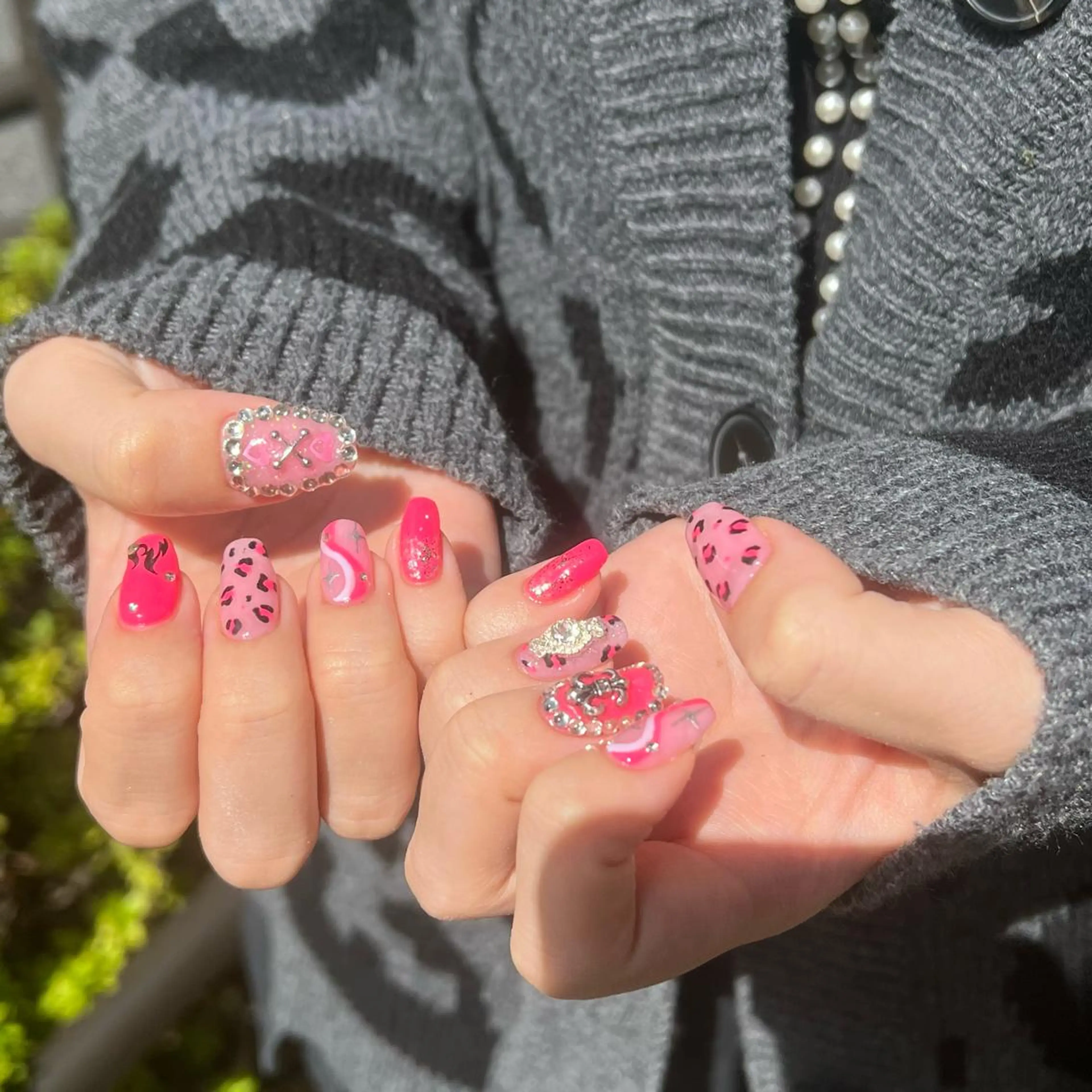 ネイル ハンドネイル 韓国🩶Y2Kネイル 💫くれはのネイルデザイン