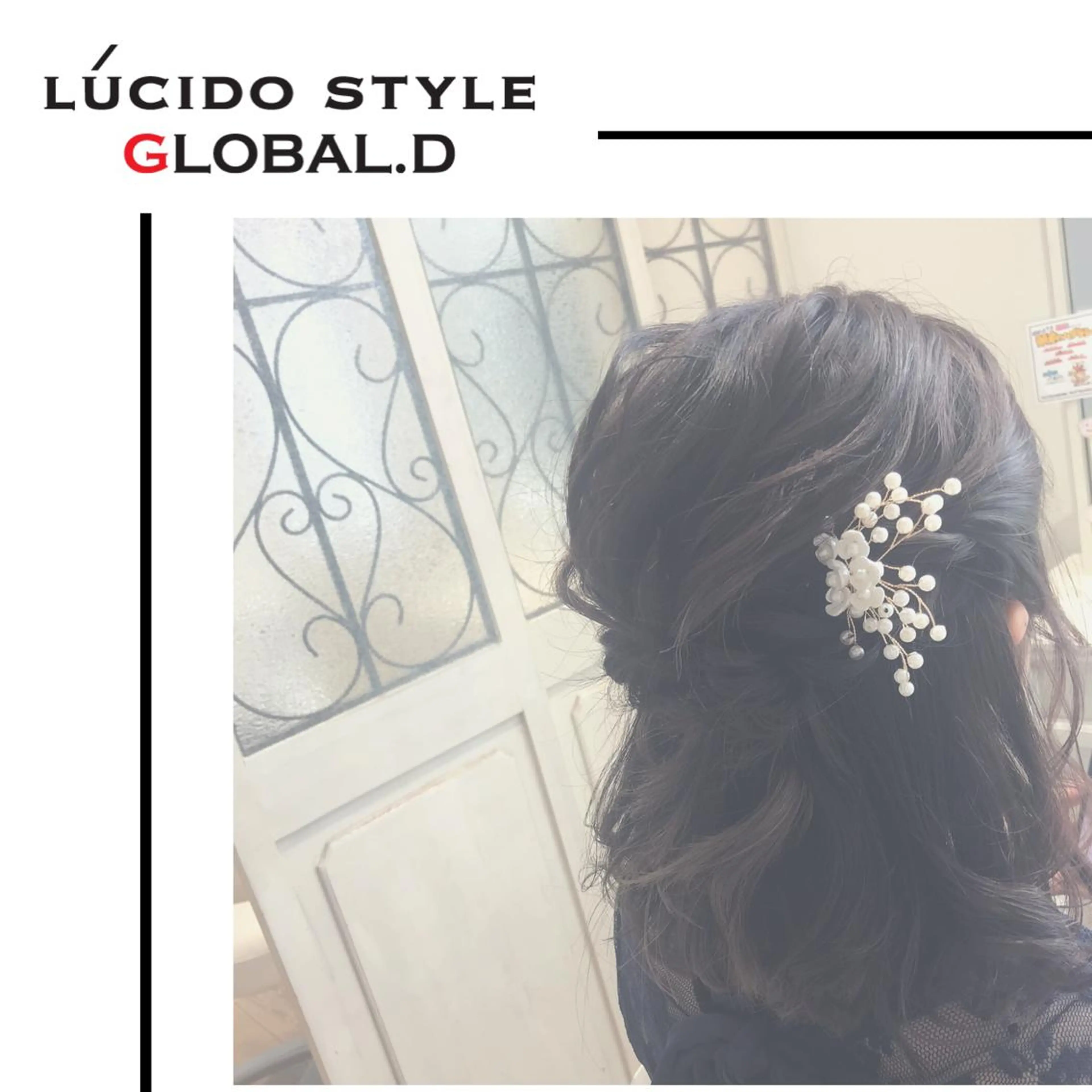 ミディアム ヘアアレンジ ヘアセット Lall  You 大阪所属・🥛洒落髪小顔cut なら龍崎🥛のヘアスタイル