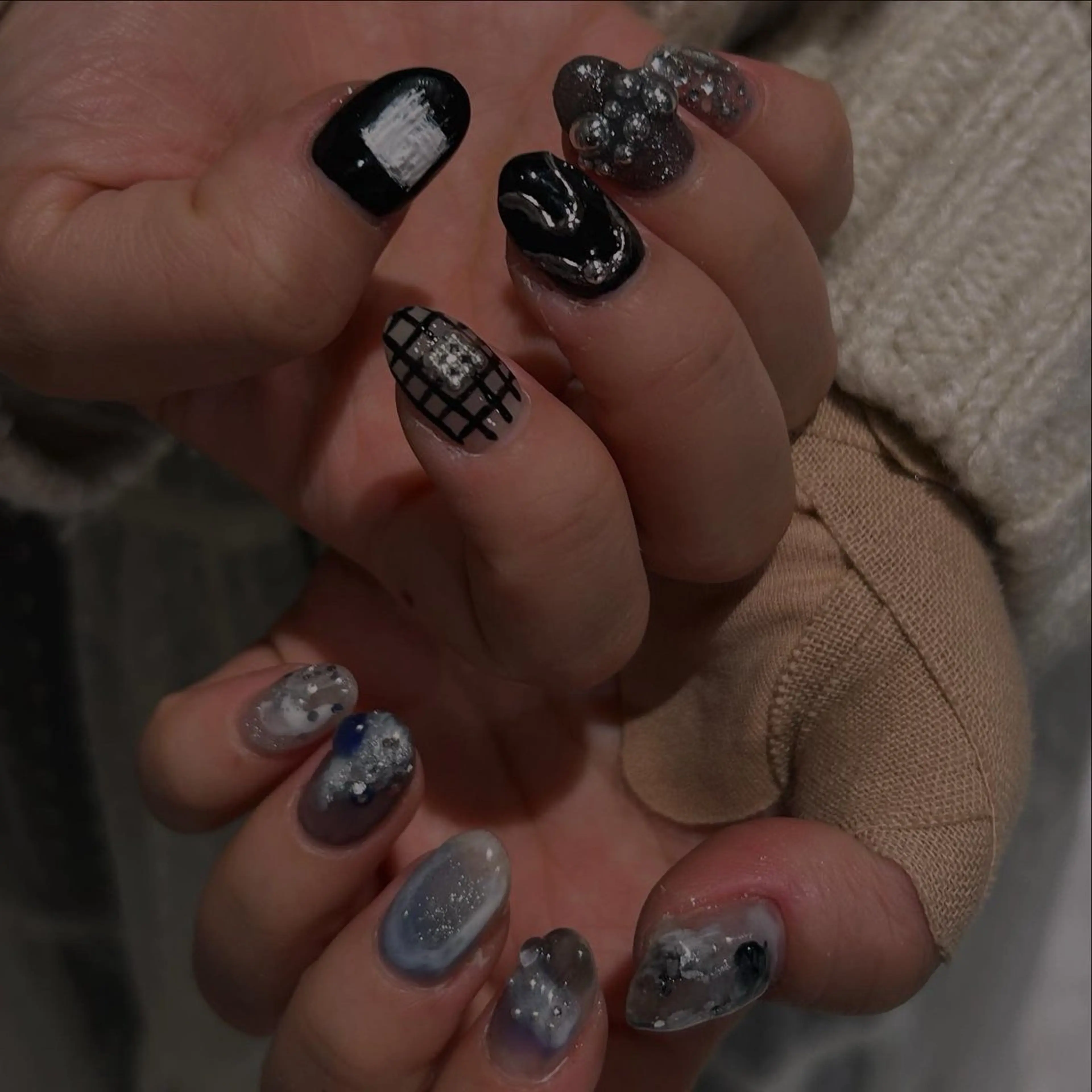 ネイル ニュアンスネイル 大山 なつみのネイルデザイン