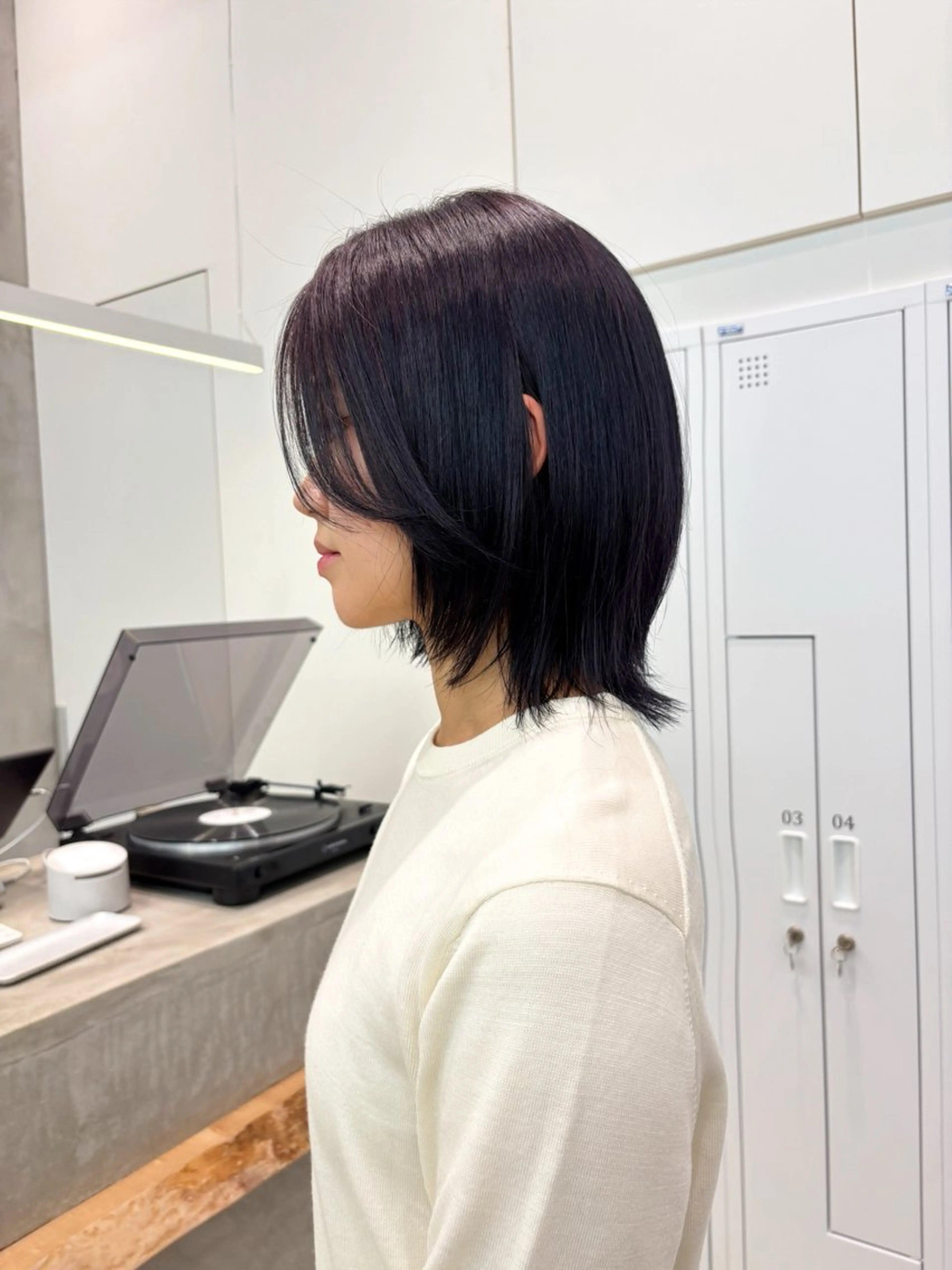 ミディアム ヘアカラー トリートメント 🫧透明感カラー🫧 AYANAのヘアスタイル