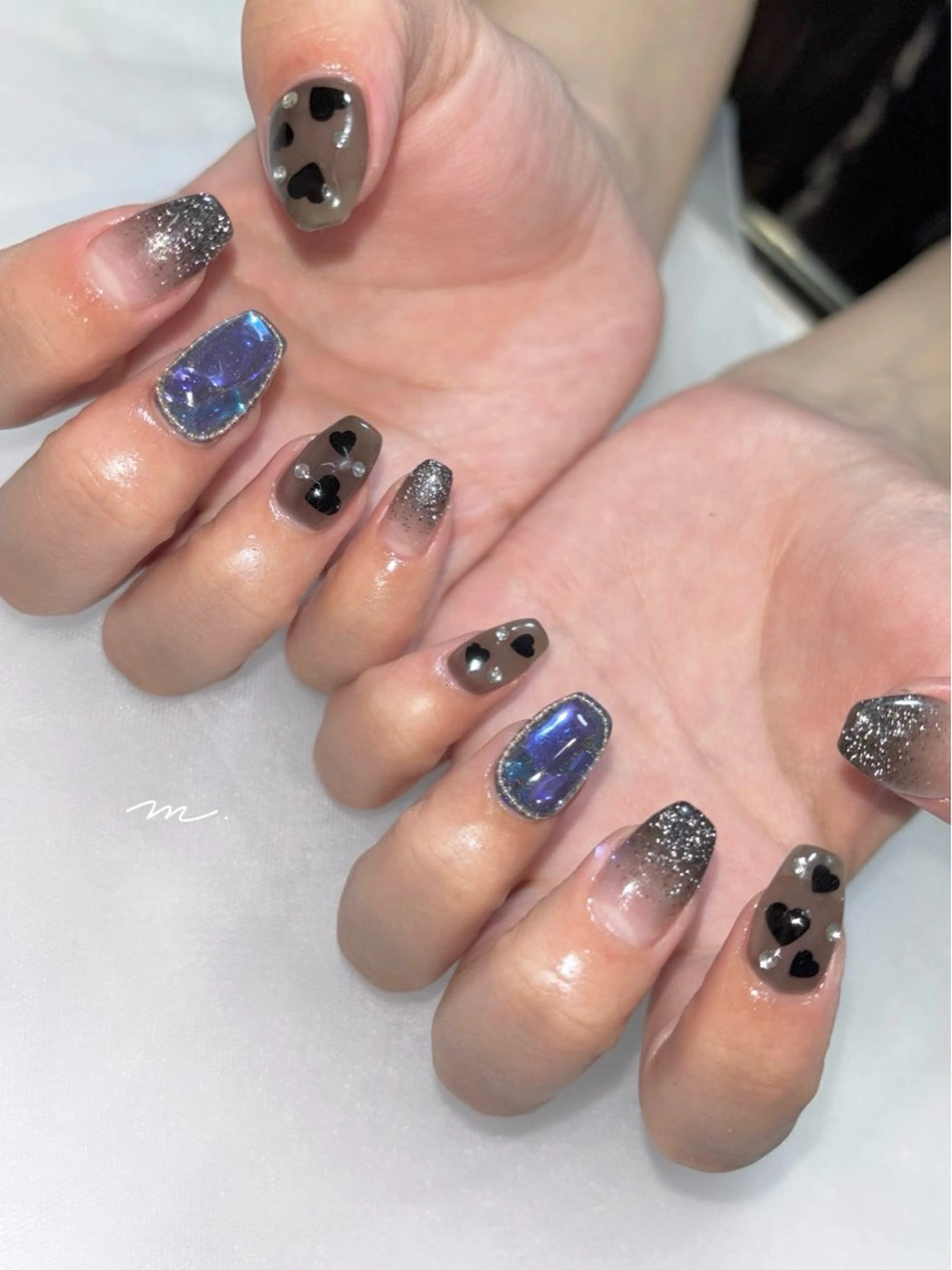 ネイル フラッシュネイル ジェルネイル ハンドネイル Mare nailのネイルデザイン