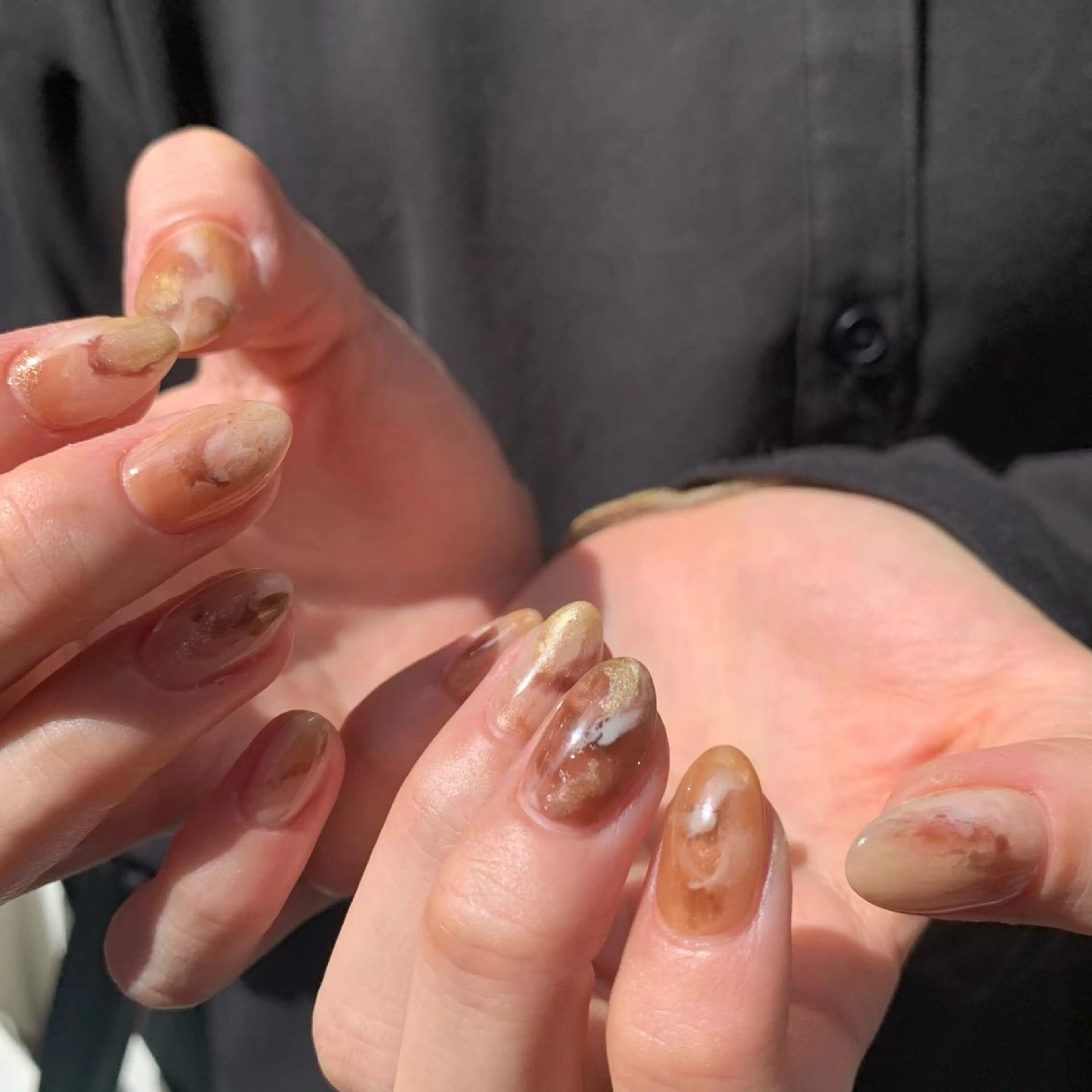 ネイル kana/モード ・グランジ໒꒱のネイルデザイン