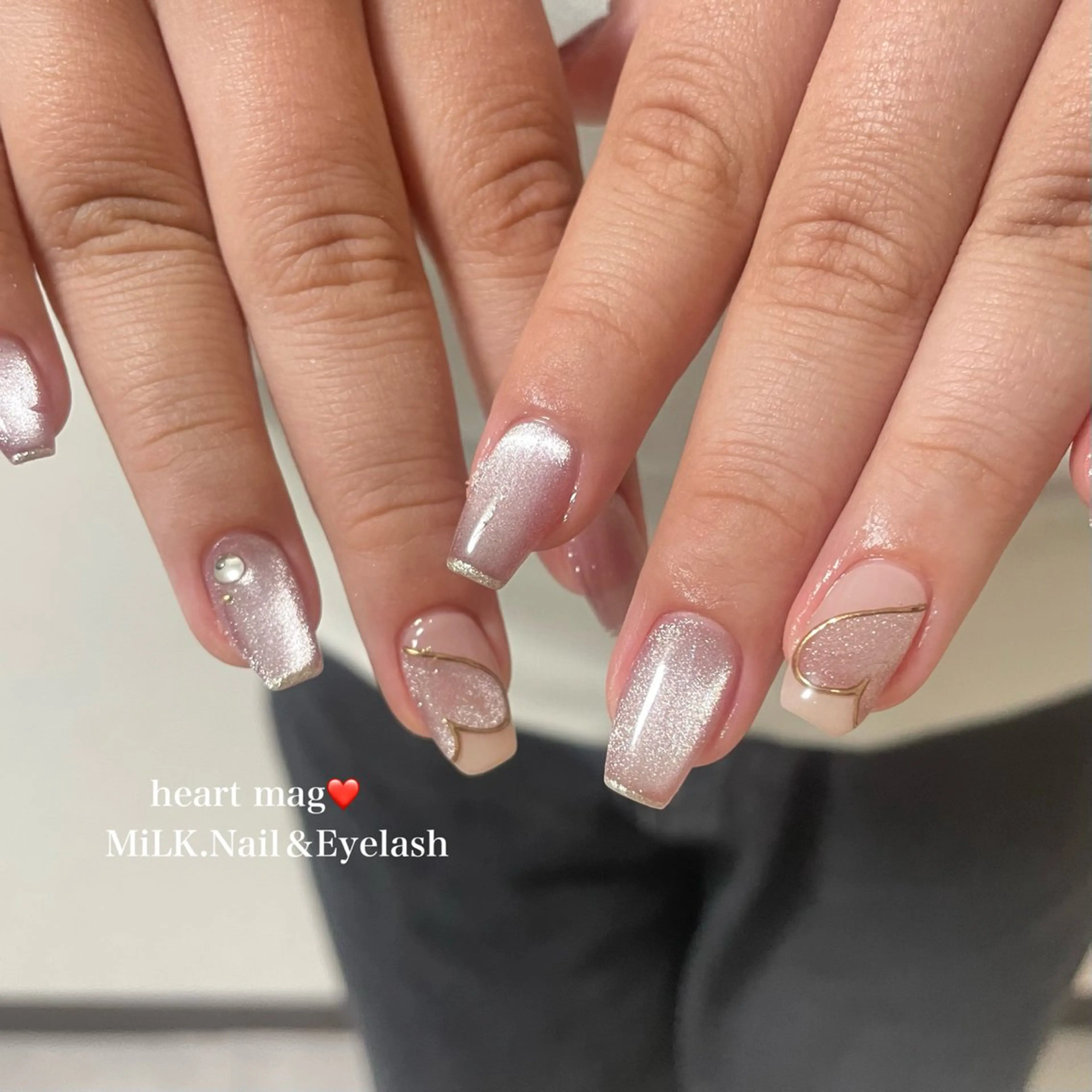 ネイル ハンドネイル MiLK. wakaのマツエク・マツパデザイン