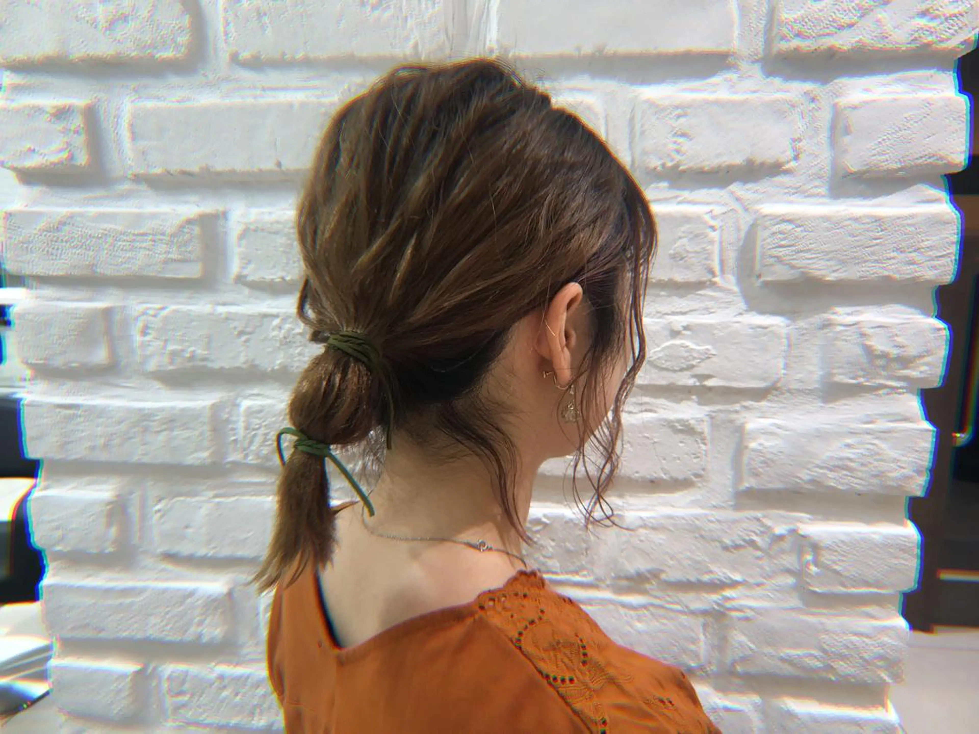 ミディアム ヘアアレンジ ヘアセット 【暖色カラー特化】 中山由梨のヘアスタイル