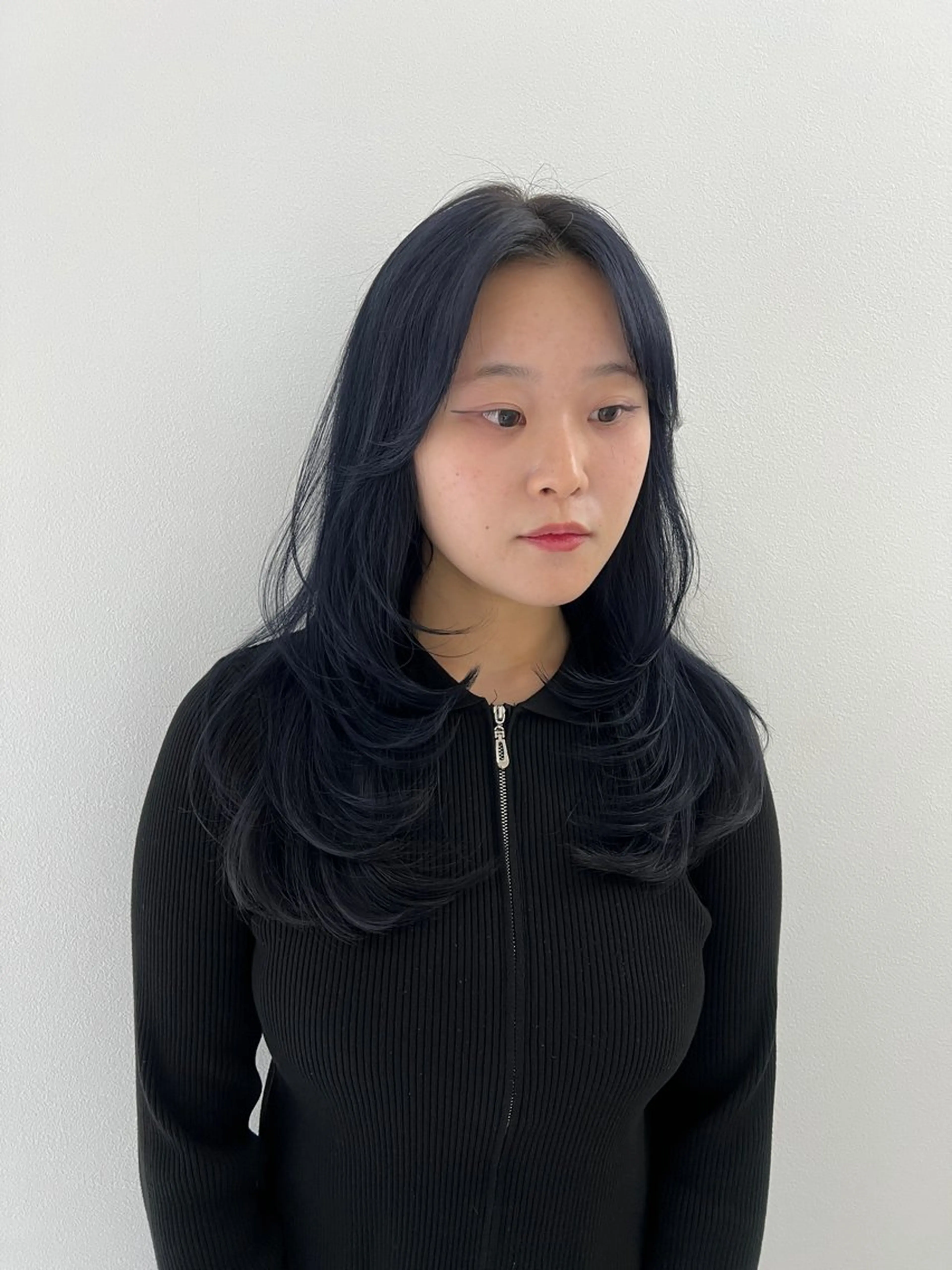 ロング 💖韓国風💖 レイヤー/LISAのヘアスタイル