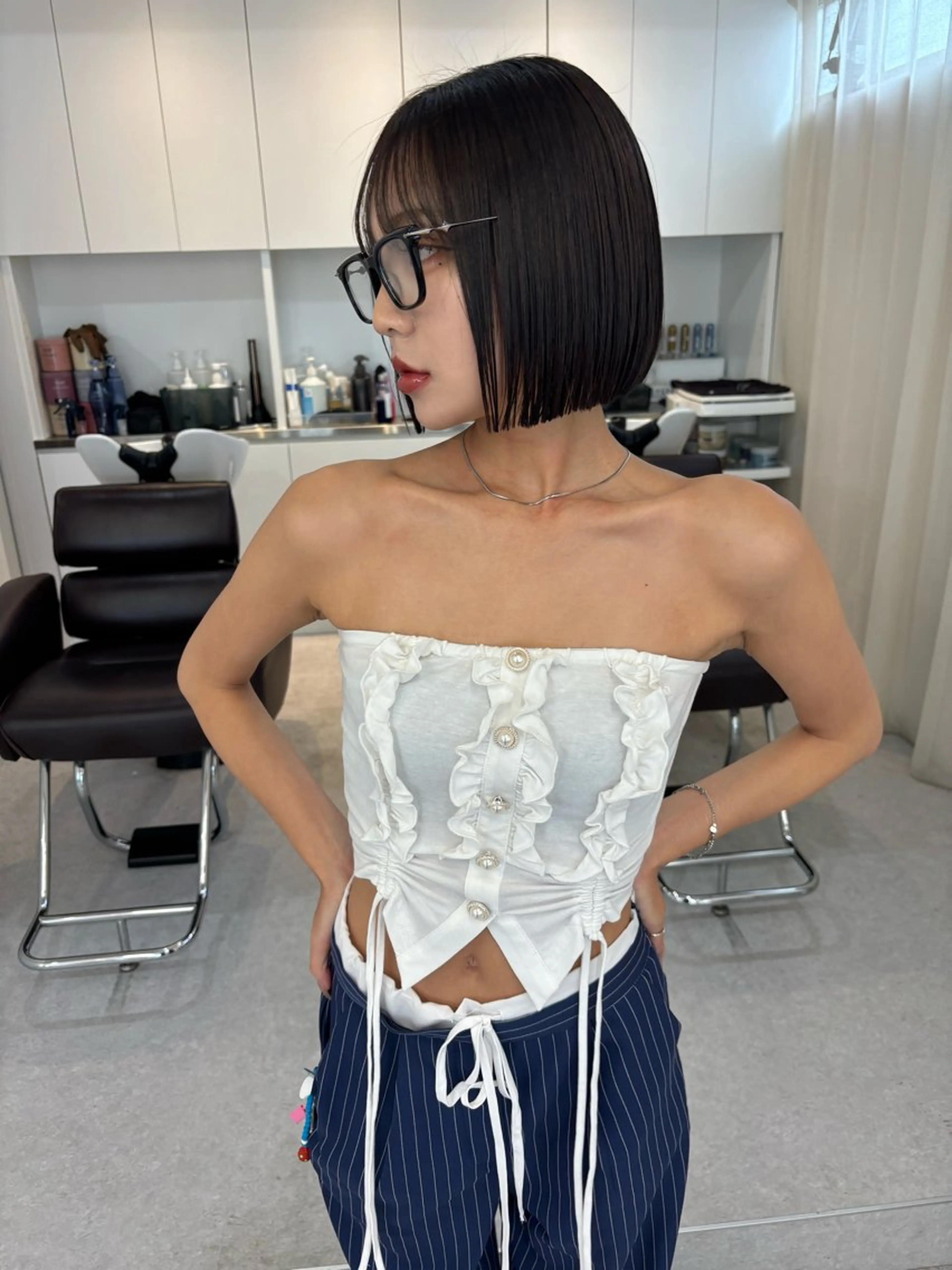 ショート 髪質改善 トリートメント カット トリートメント masa/ボブ特化/ ぷつっとボブのヘアスタイル