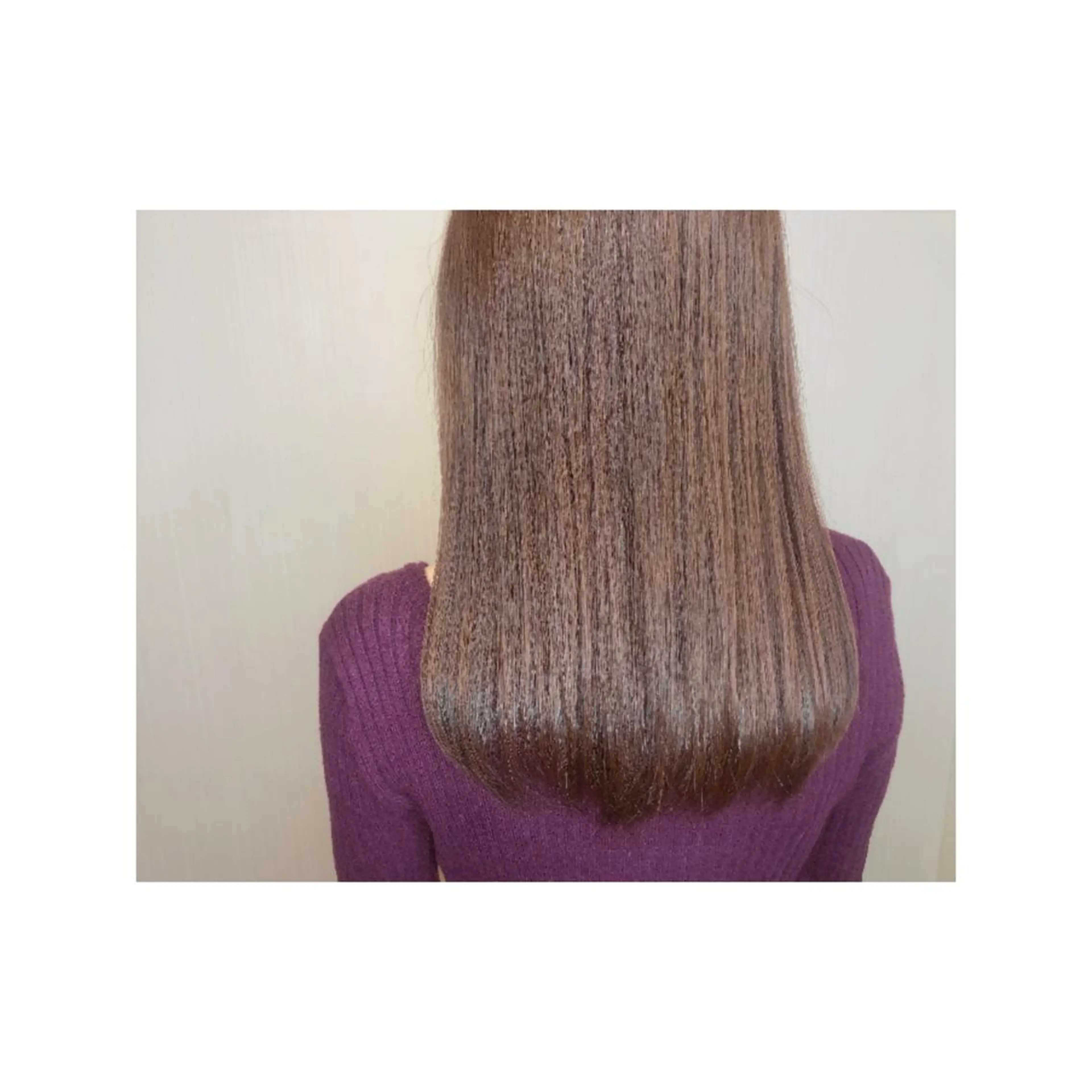 ロング カラー やました りなのヘアスタイル