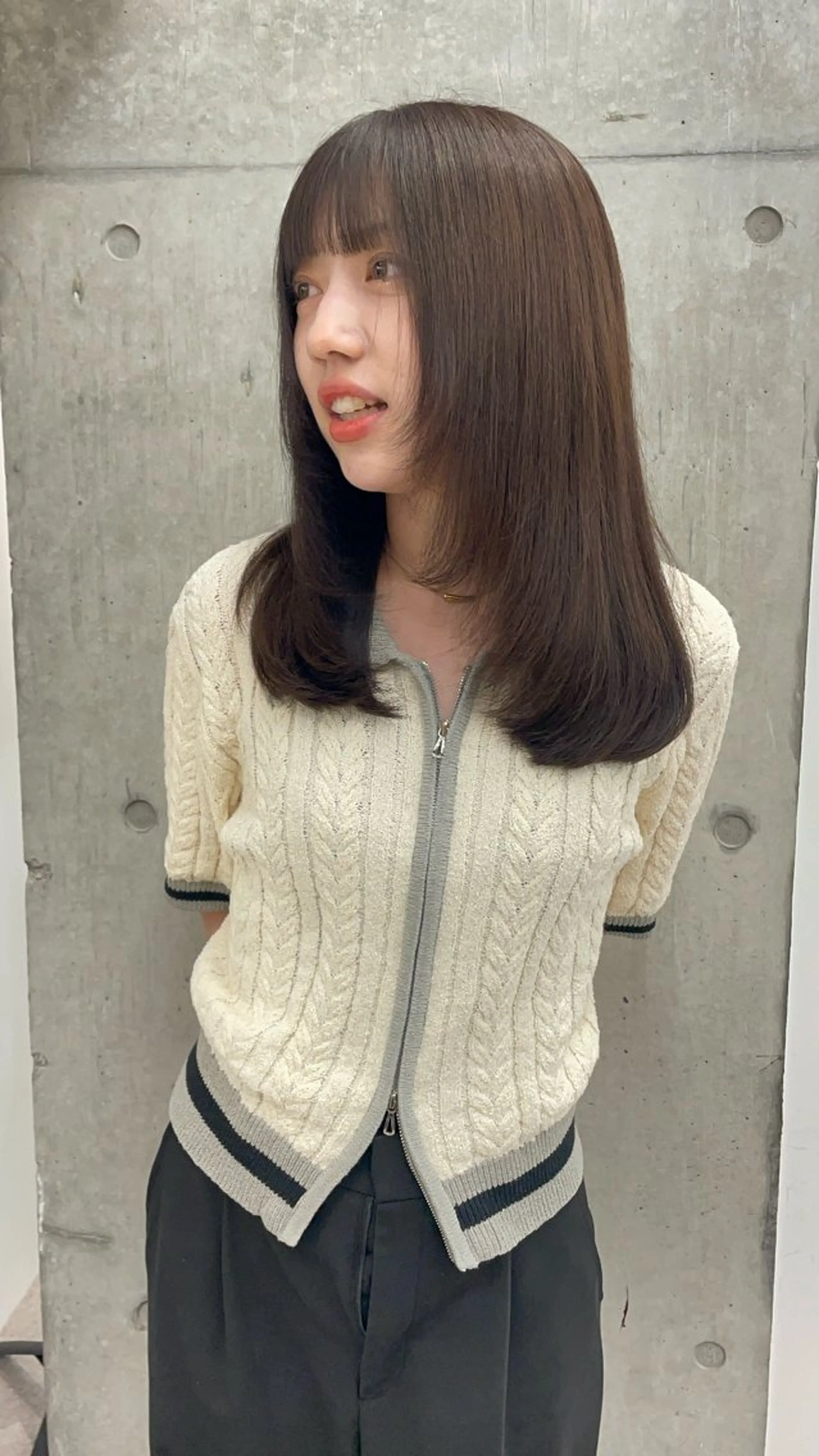 セミロング ミルクティーベージュ /ボブ/あげは🎀のヘアスタイル