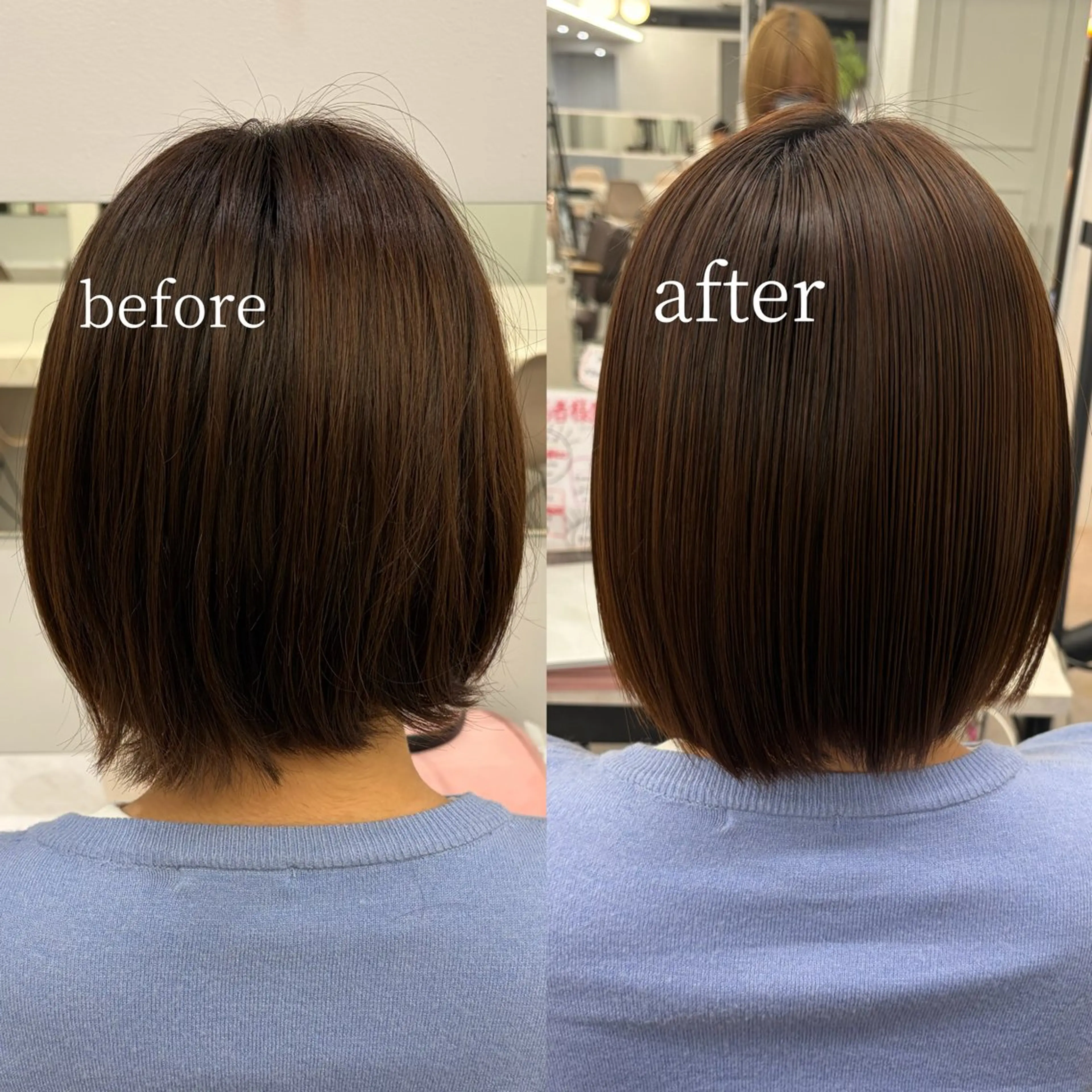 ショート 縮毛矯正 🎀miyu🎀 カラー/縮毛矯正のヘアスタイル