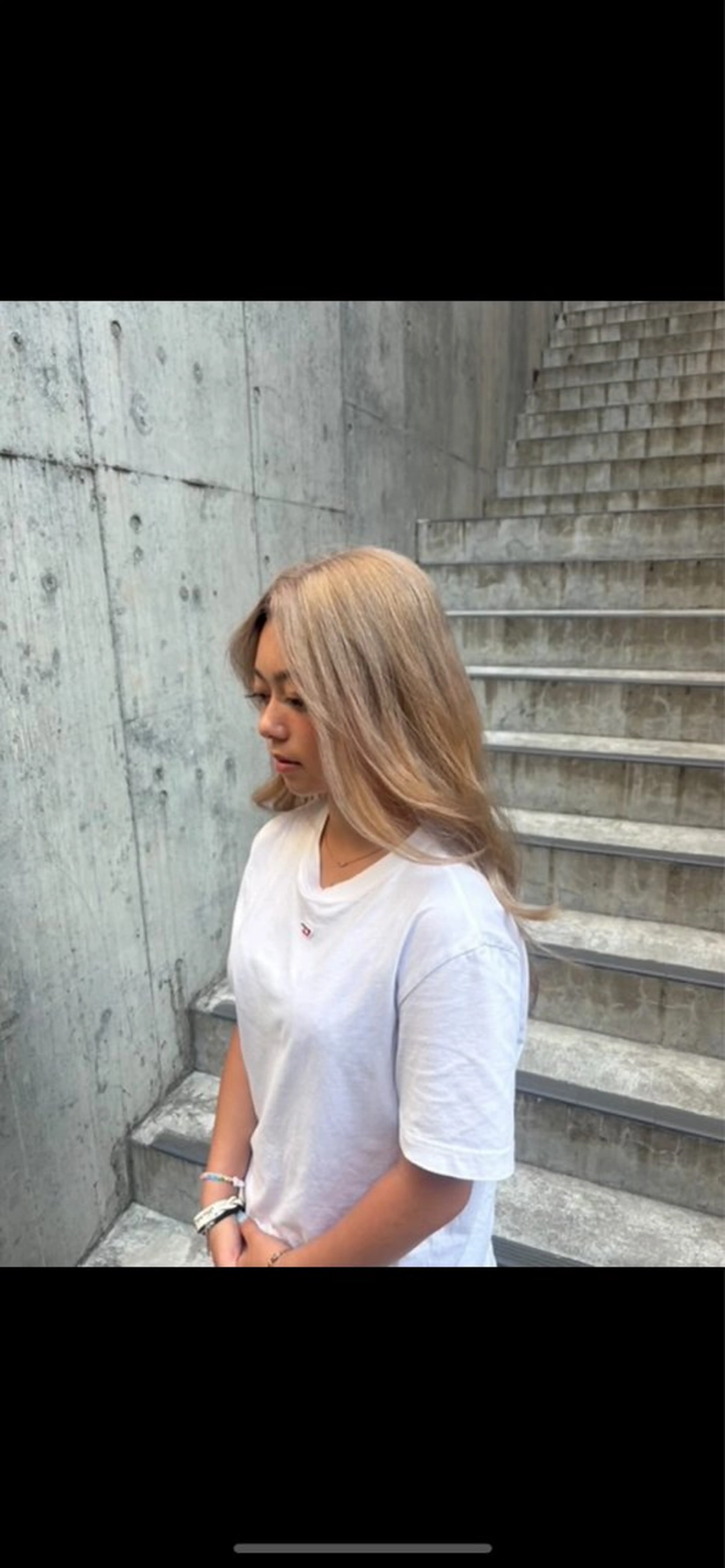 カラー ギャル/ハイトーン 特化/ルイヤのヘアスタイル