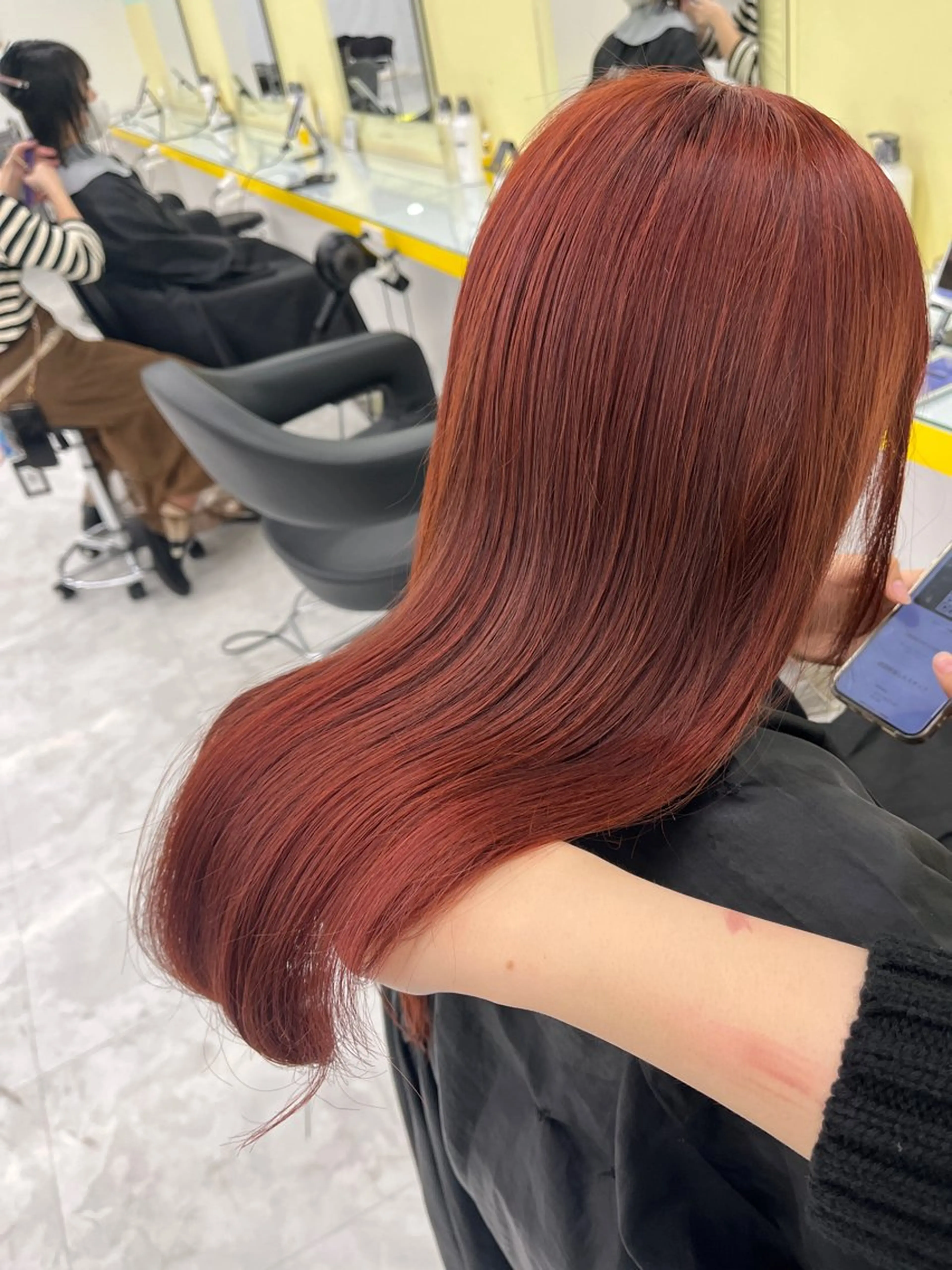 ロング カラー ヘアアレンジ ベージュカラー ブリーチ ブルーカラー ブラウンカラー カシス ヘアカラー トリートメント ヘアセット 🎀Girly艶髪カ ラー🎀Harukaのヘアスタイル