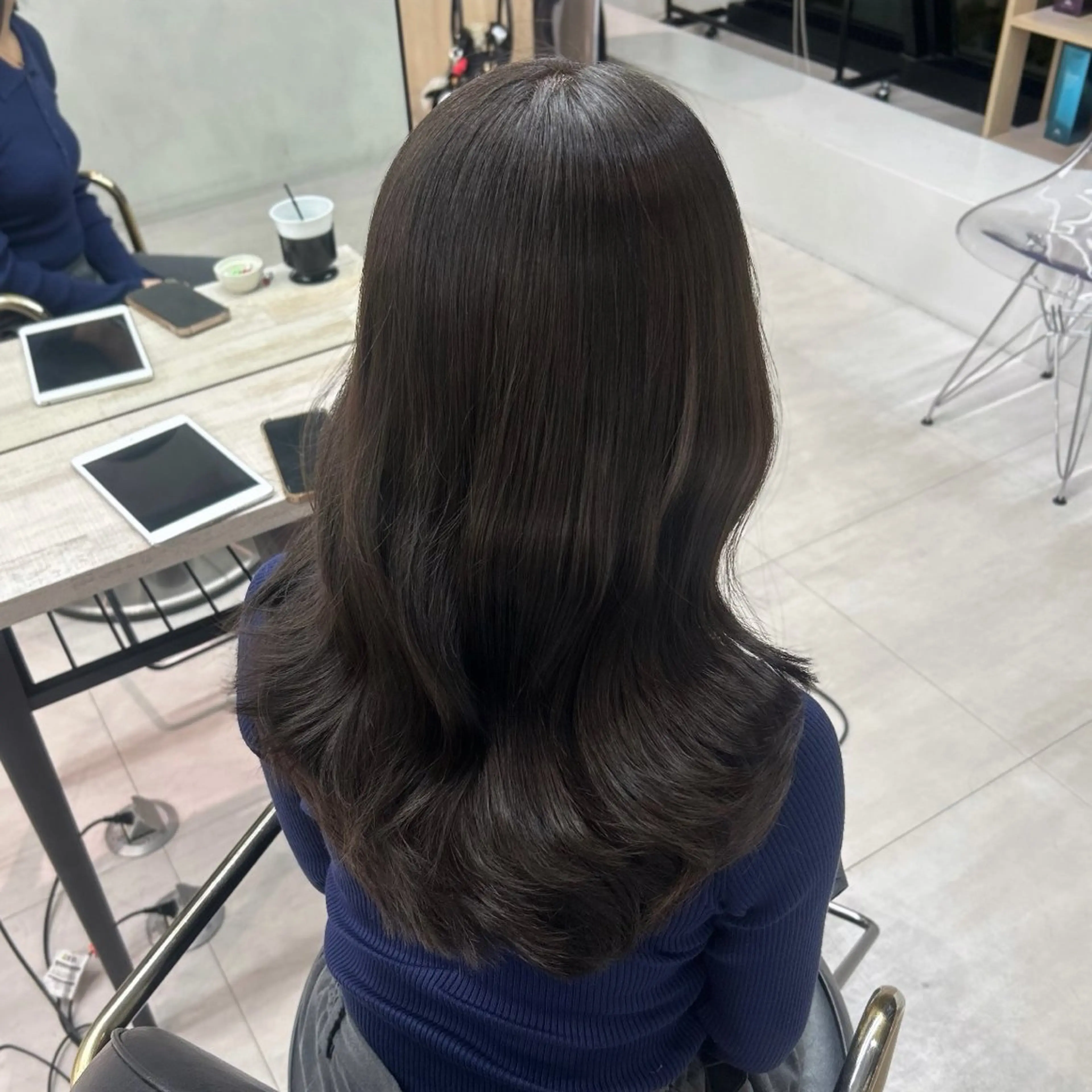 ロング カラー ヘアアレンジ ヘアカラー 志村 奈々のヘアスタイル