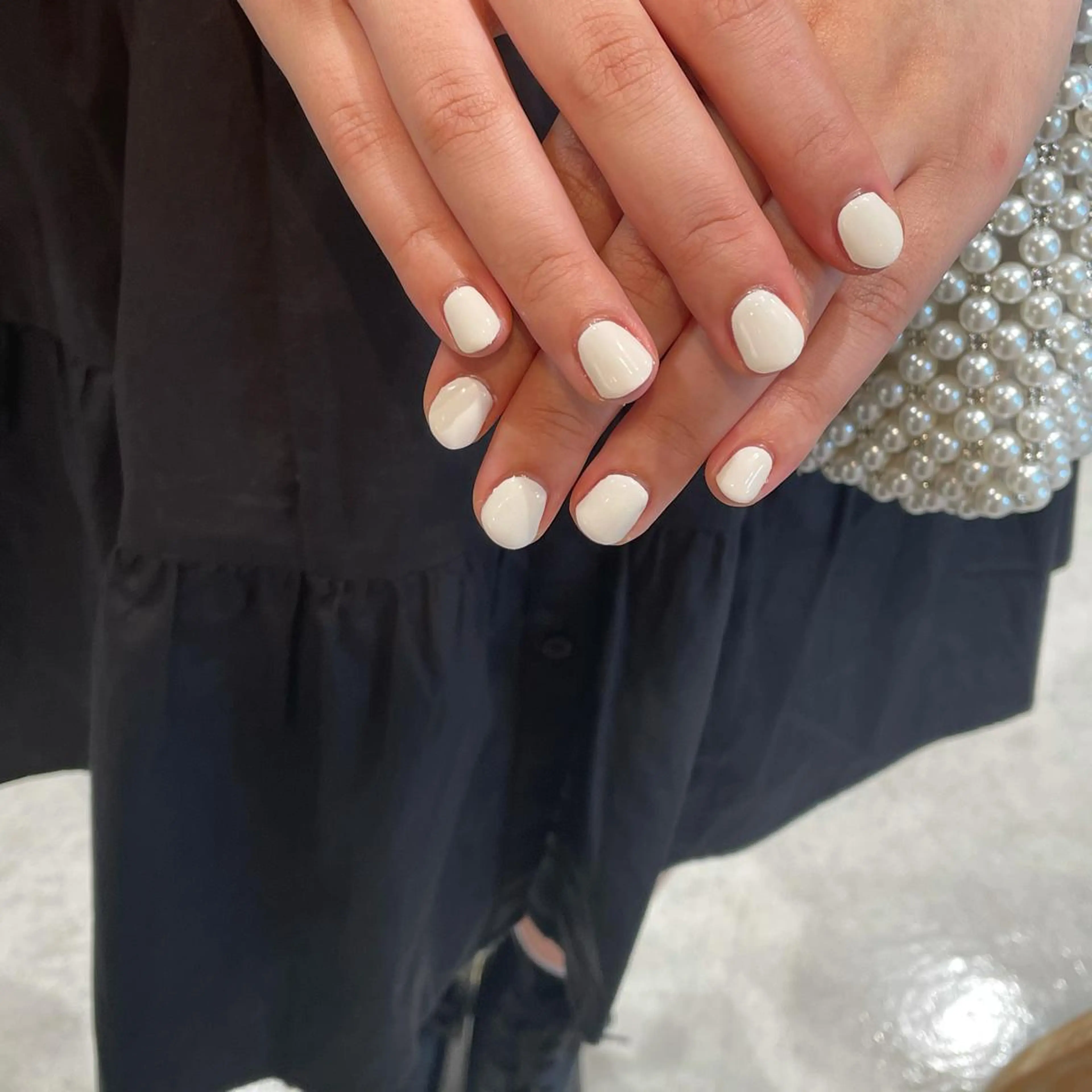 ネイル ホワイト 淡色ネイル 🎀moeのネイルデザイン