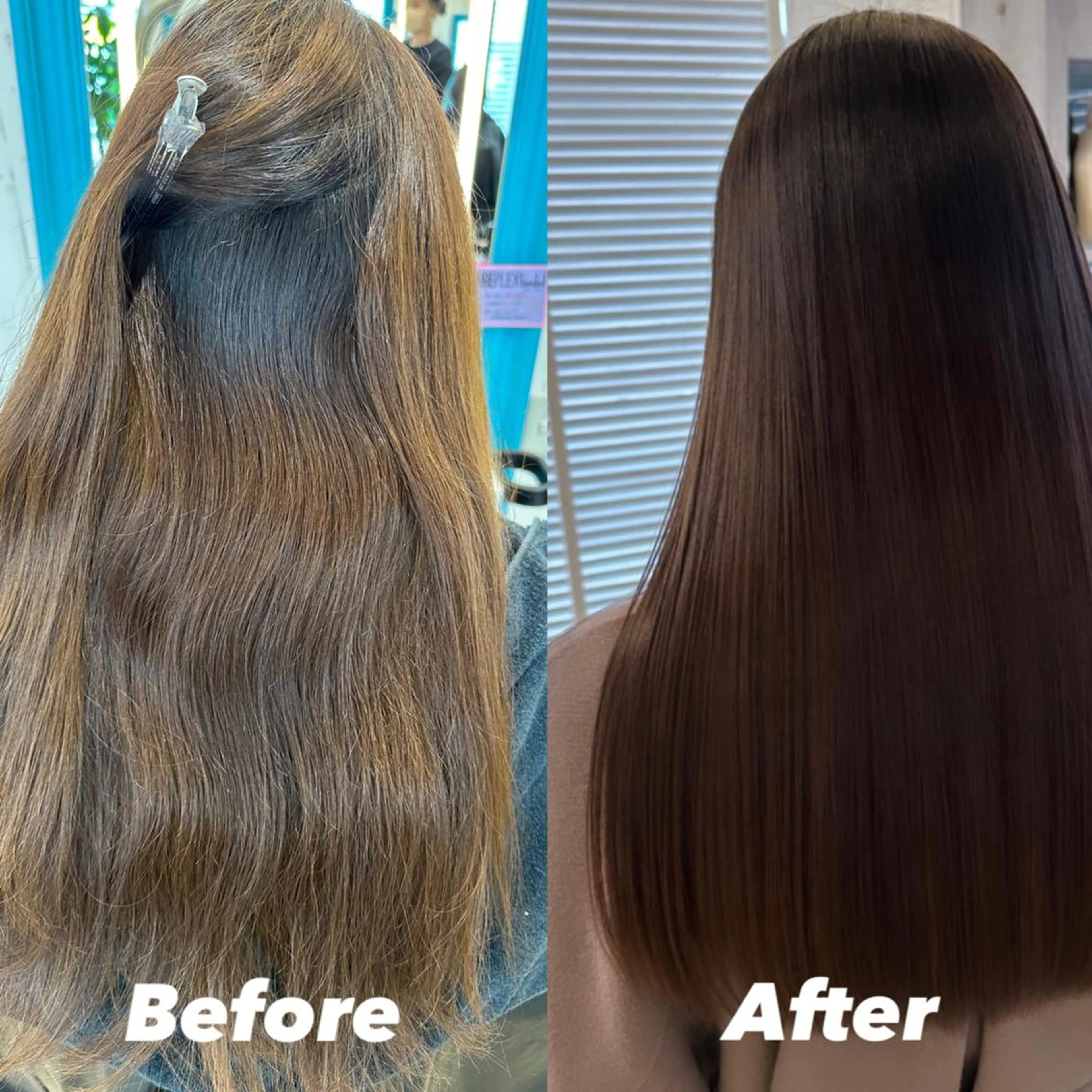 ロング カット 縮毛矯正 レイヤー　髪質改善 ｆｉｔｉ横須賀中央のヘアスタイル