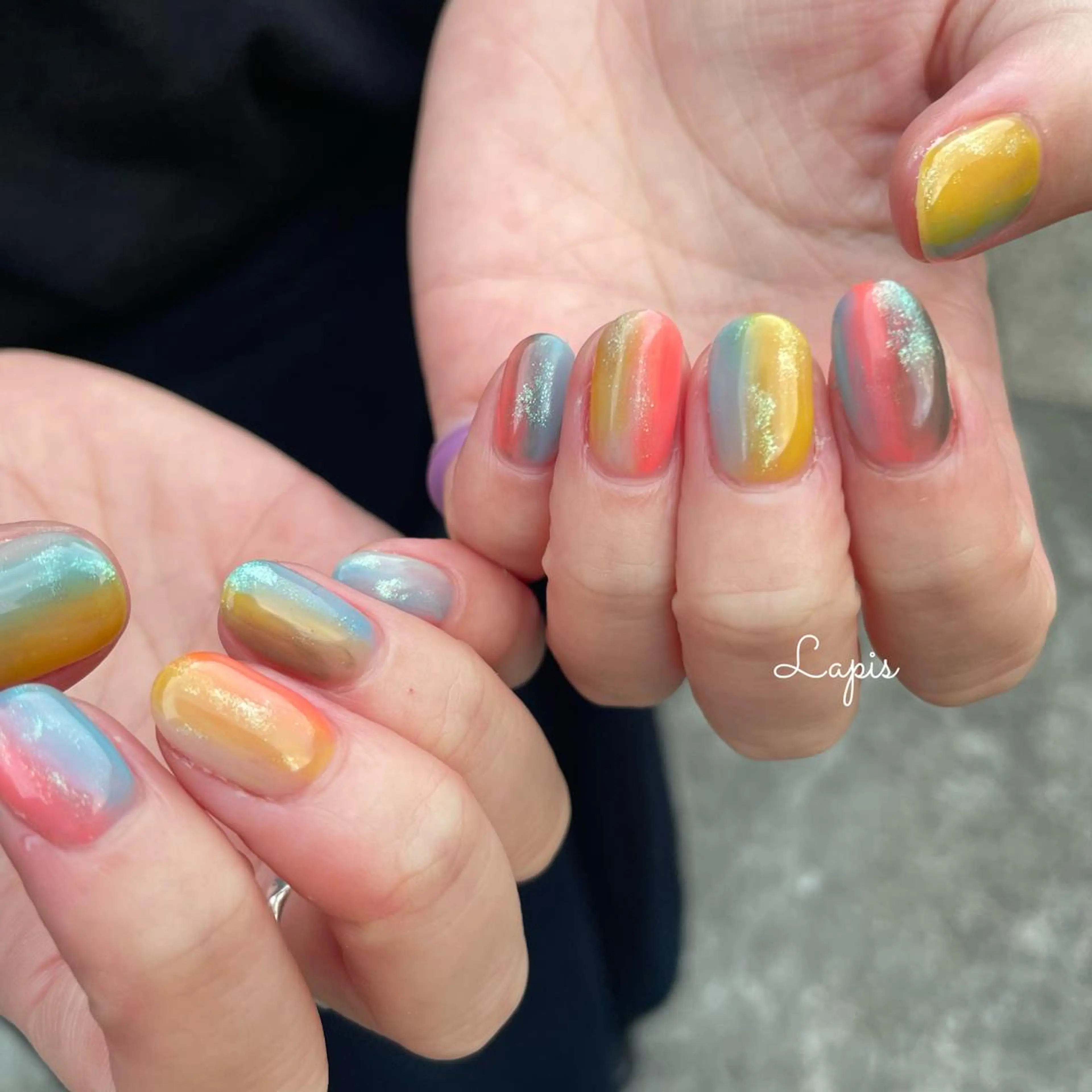 ネイル ハンドネイル Lapis *のネイルデザイン