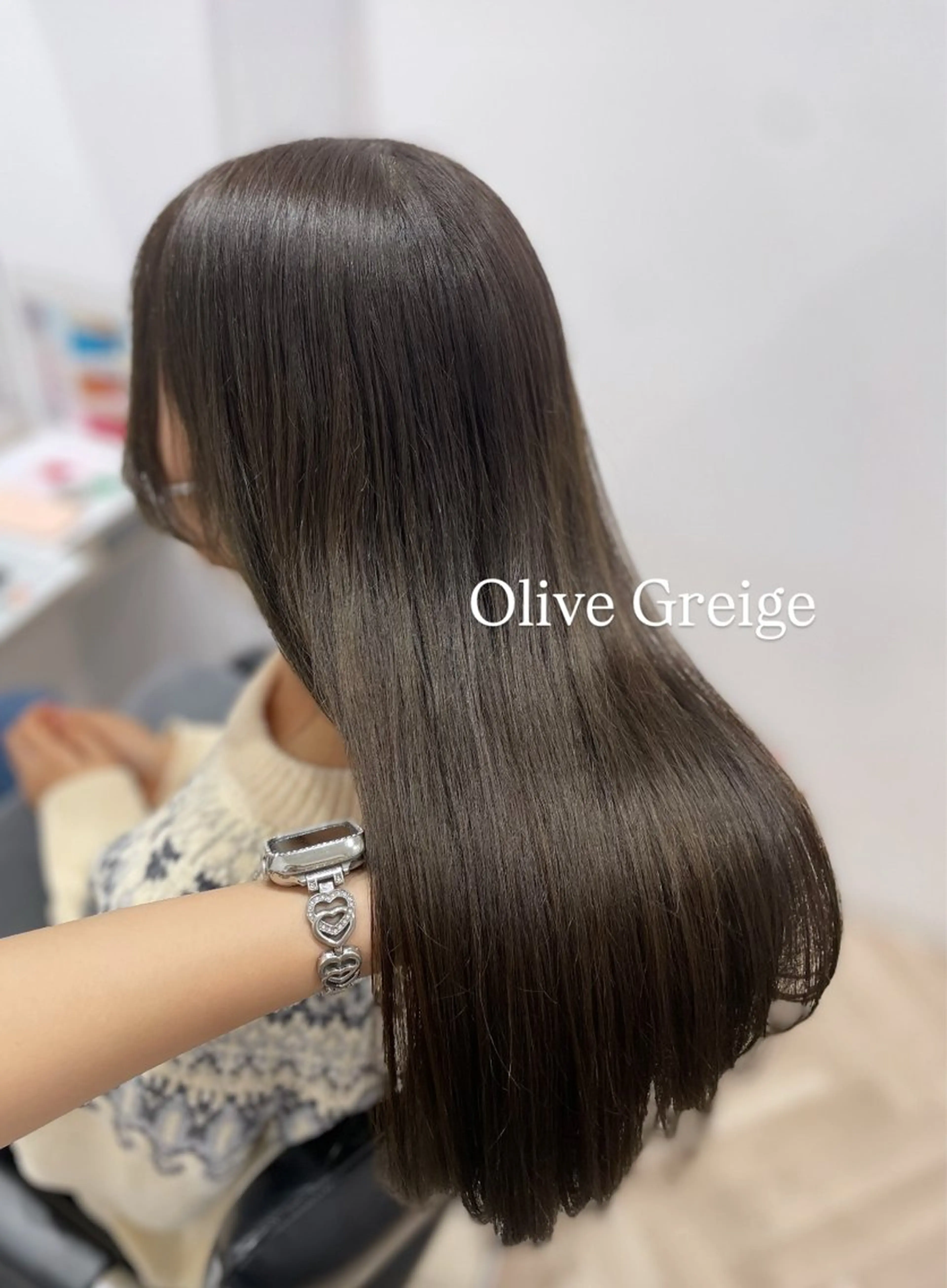 ロング カット ヘアカラー トリートメント ヘッドスパ 顔まわり🎀ピンク 💖ゆうなのヘアスタイル