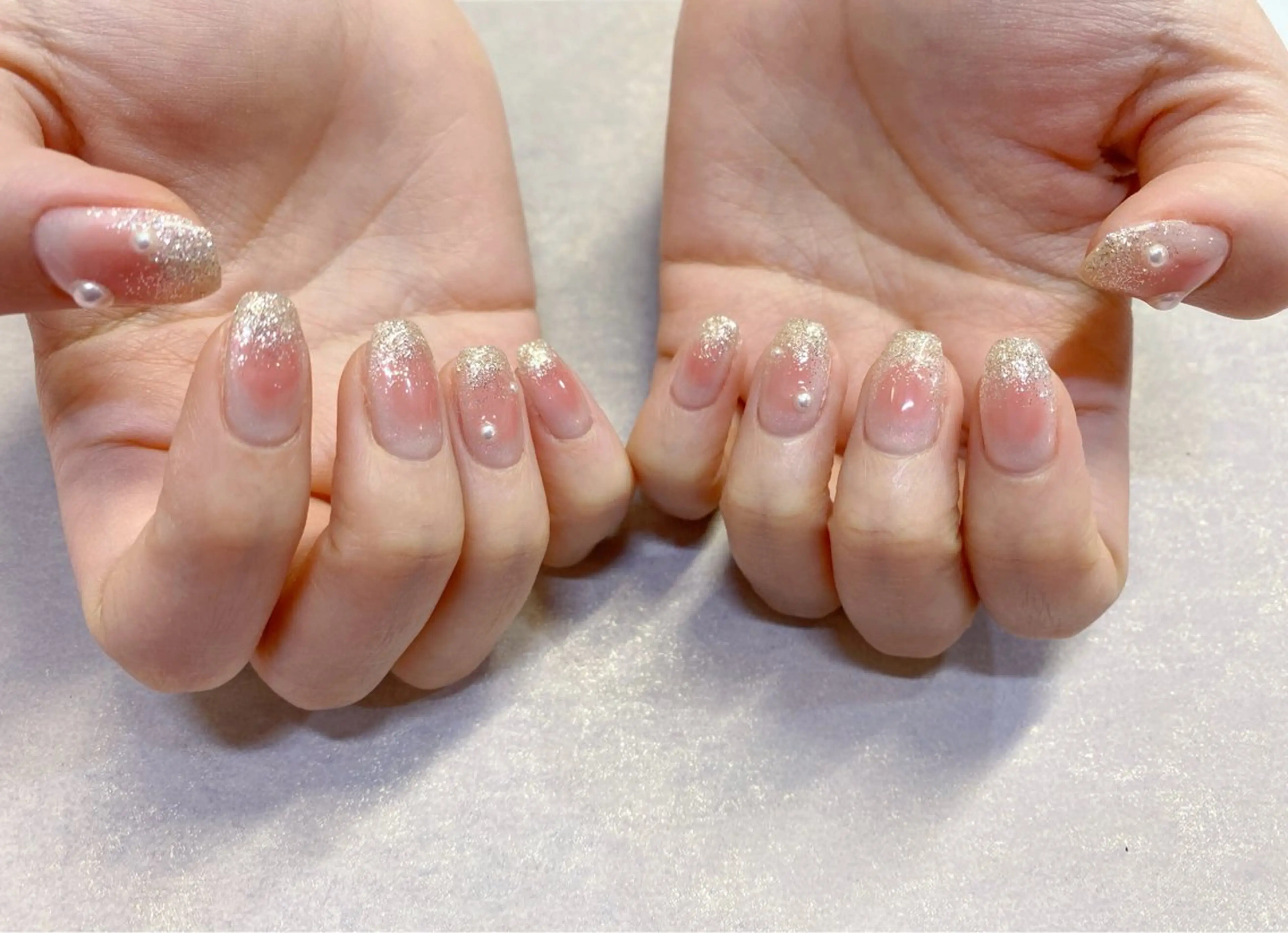 ネイル チークネイル H あさこのネイルデザイン