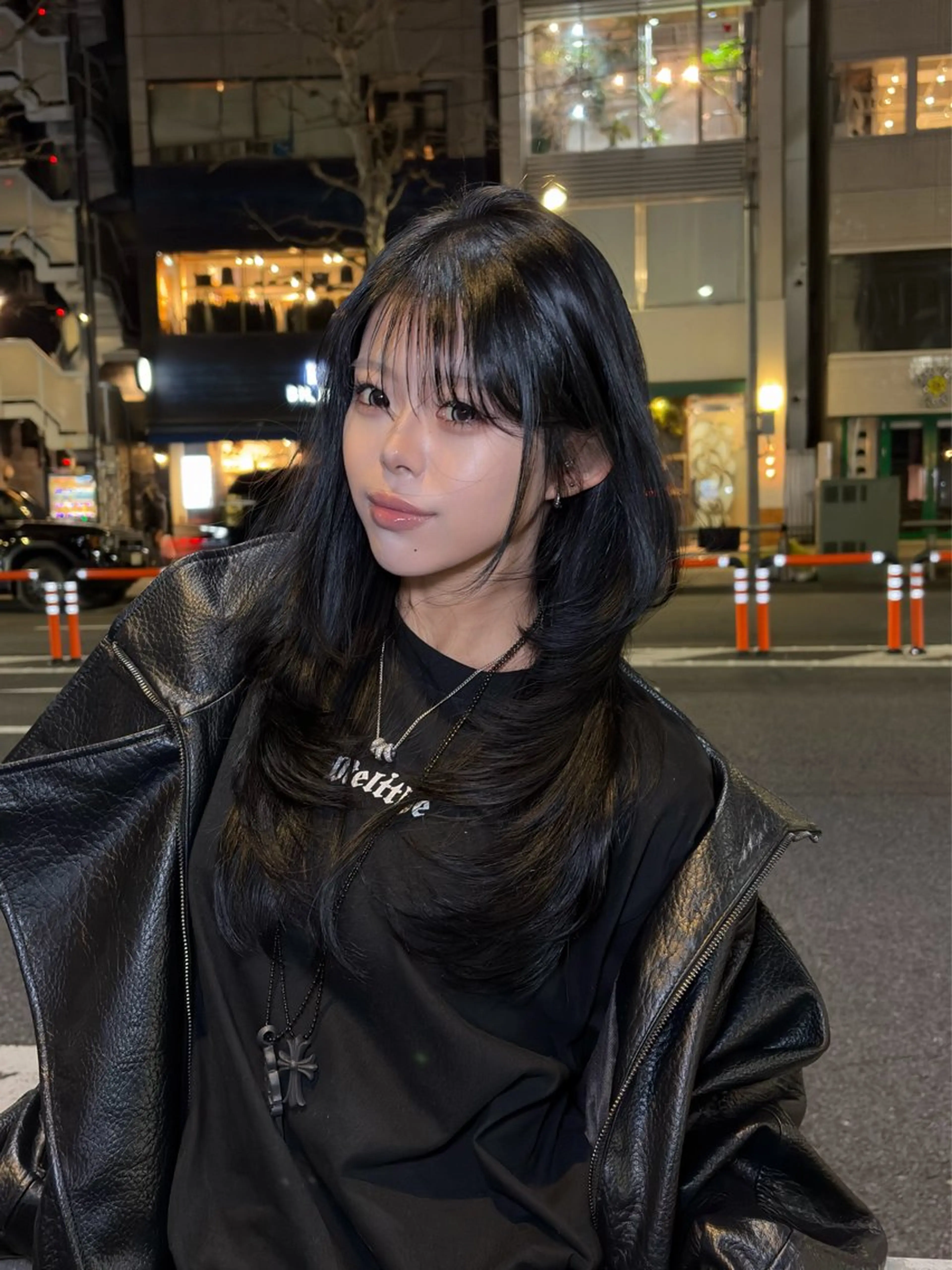 ロング 韓国風ヘア レイヤーカット 吉村 駿佑のヘアスタイル