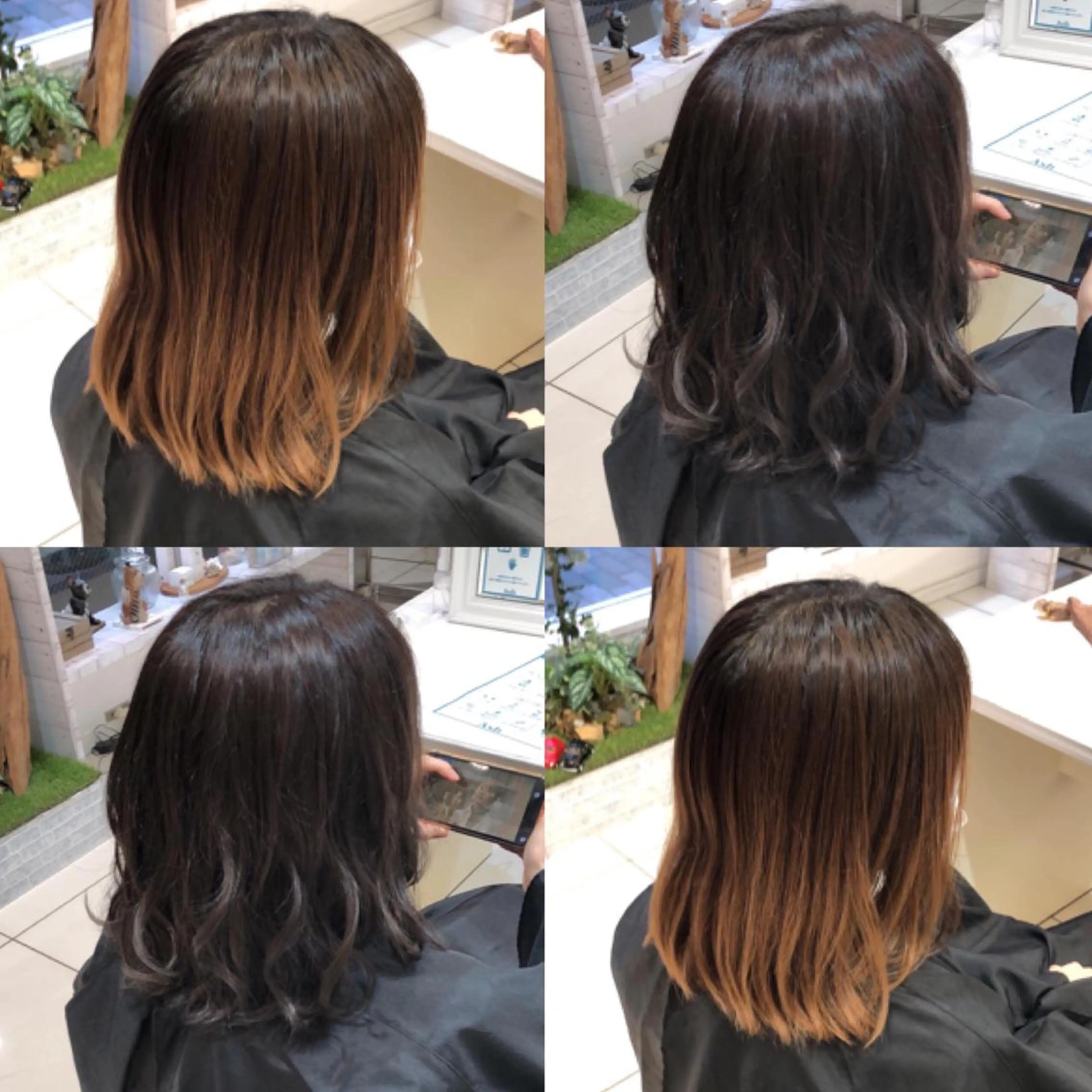 ミディアム mahiro 🦎のヘアスタイル