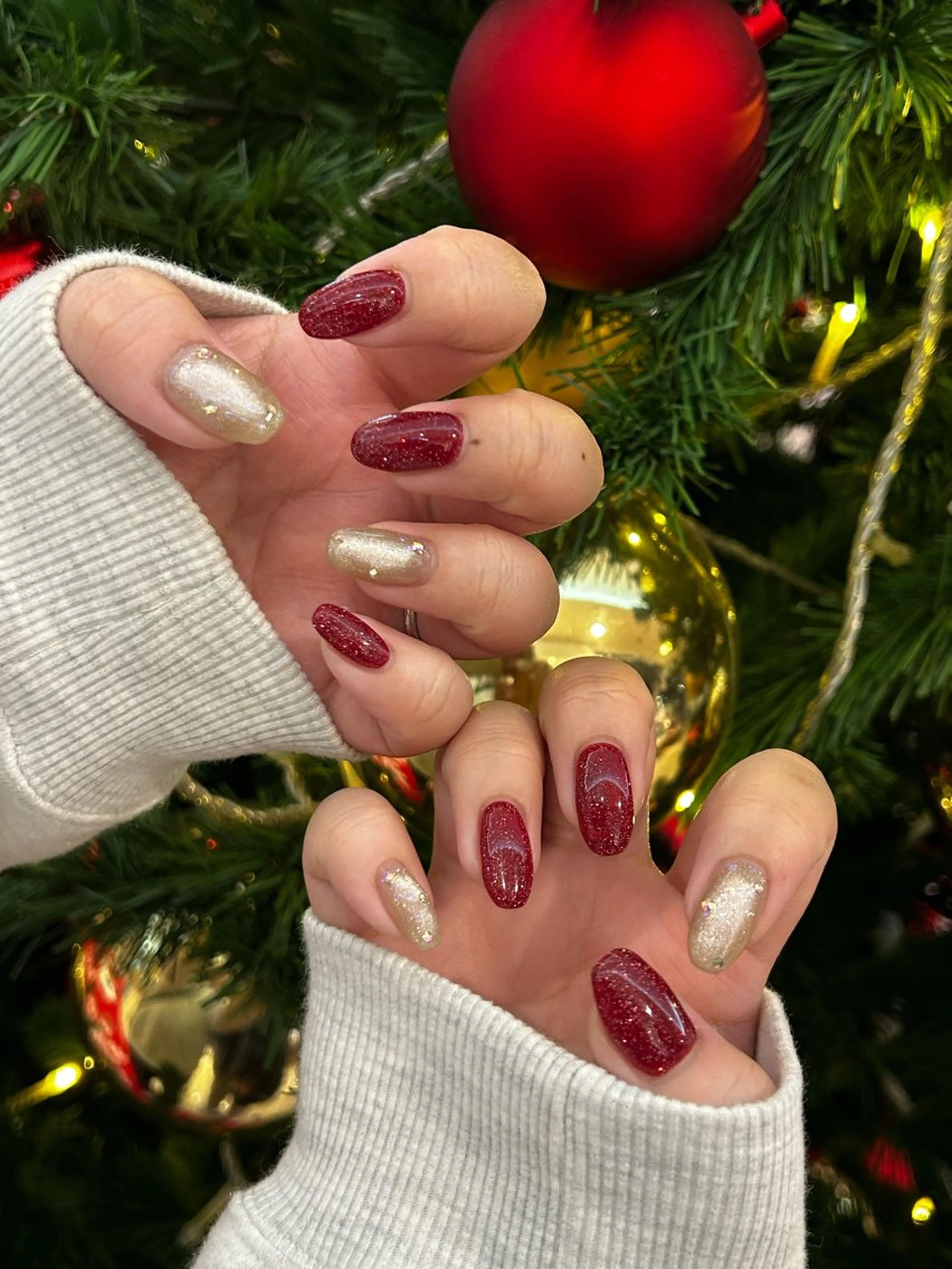 セミロング ハンドネイル mou mou nailのネイルデザイン