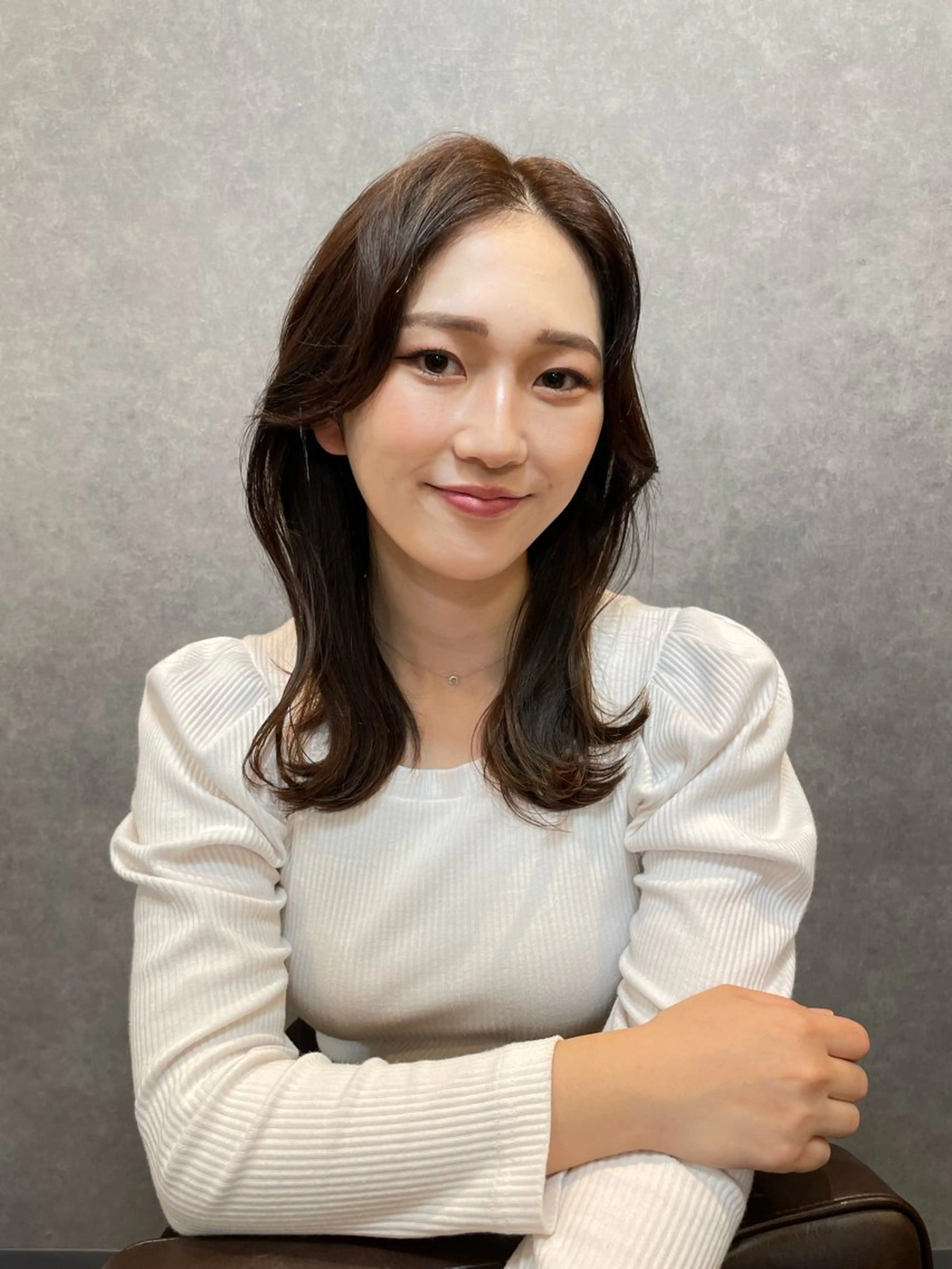 セミロング カラー ツヤ美髪💐 髪質改善/高山愛来のヘアスタイル