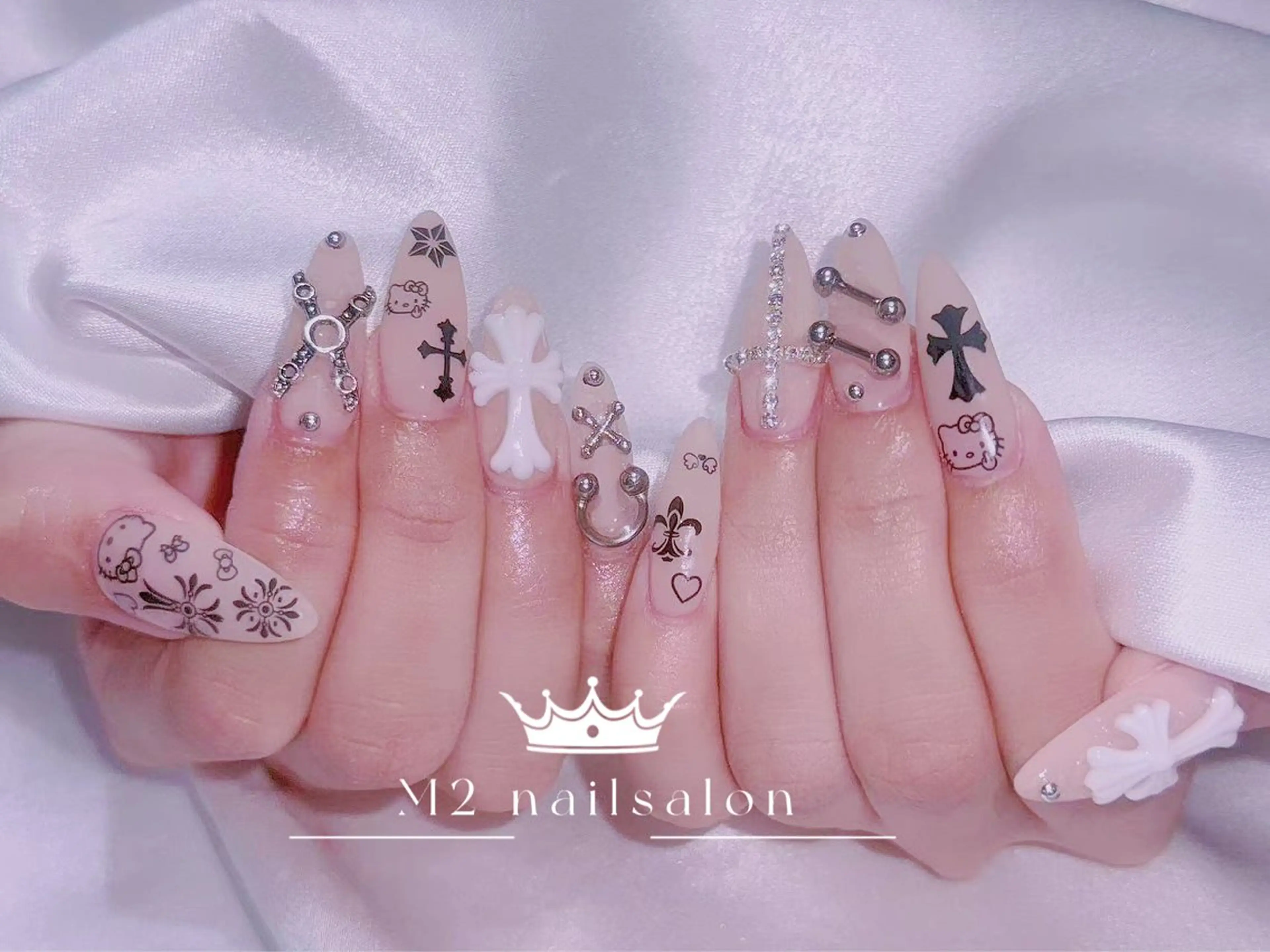 ネイル ハンドネイル 長さだし専門店 M2　rikaのネイルデザイン