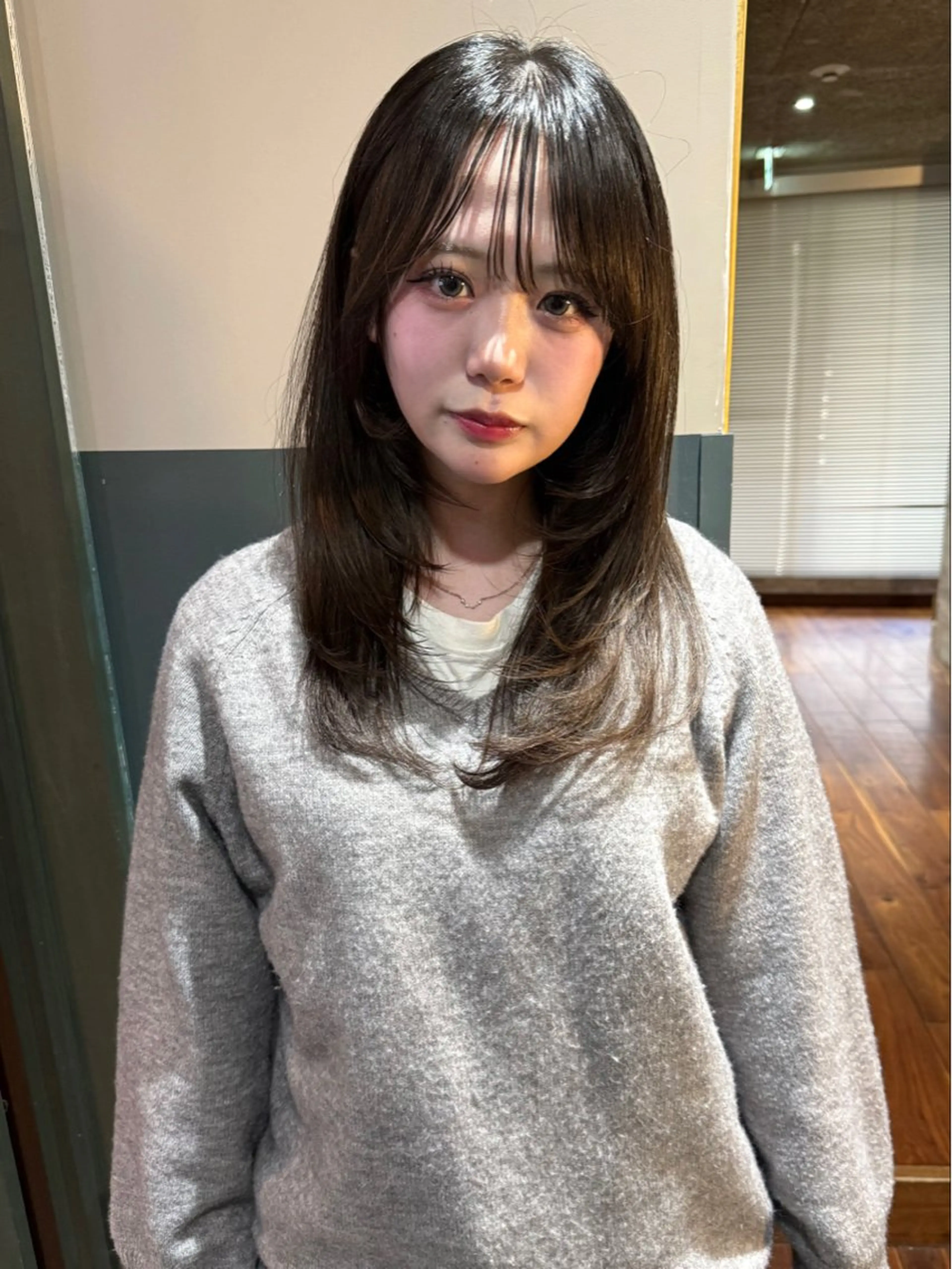 ミディアム カラー カット トリートメント mai / linoah˚✧のヘアスタイル