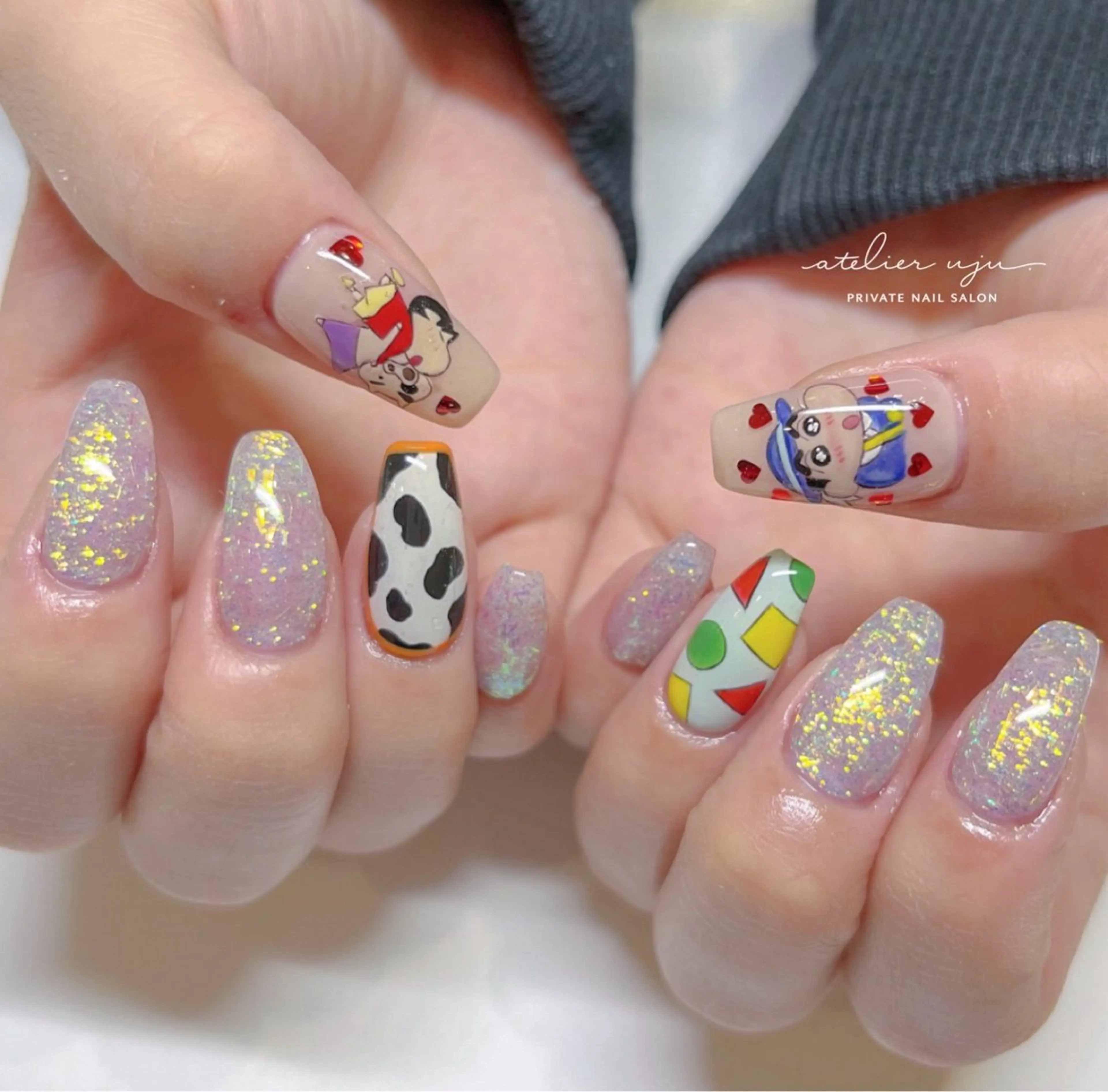 ネイル アートネイル ハンドネイル atelier uju.のネイルデザイン