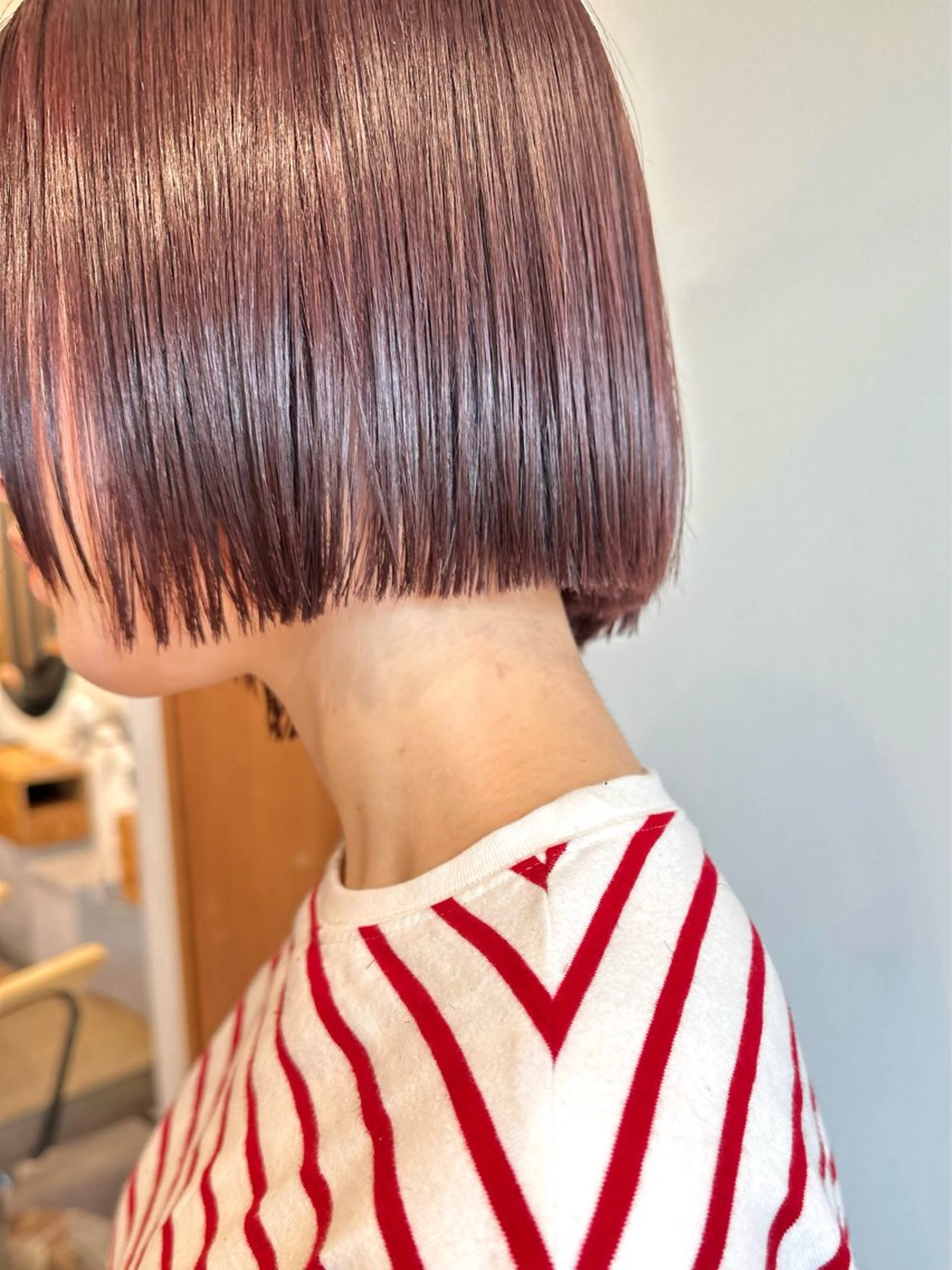 ショート ボブ/ショート/ 縮毛矯正/岸本恭明のヘアスタイル