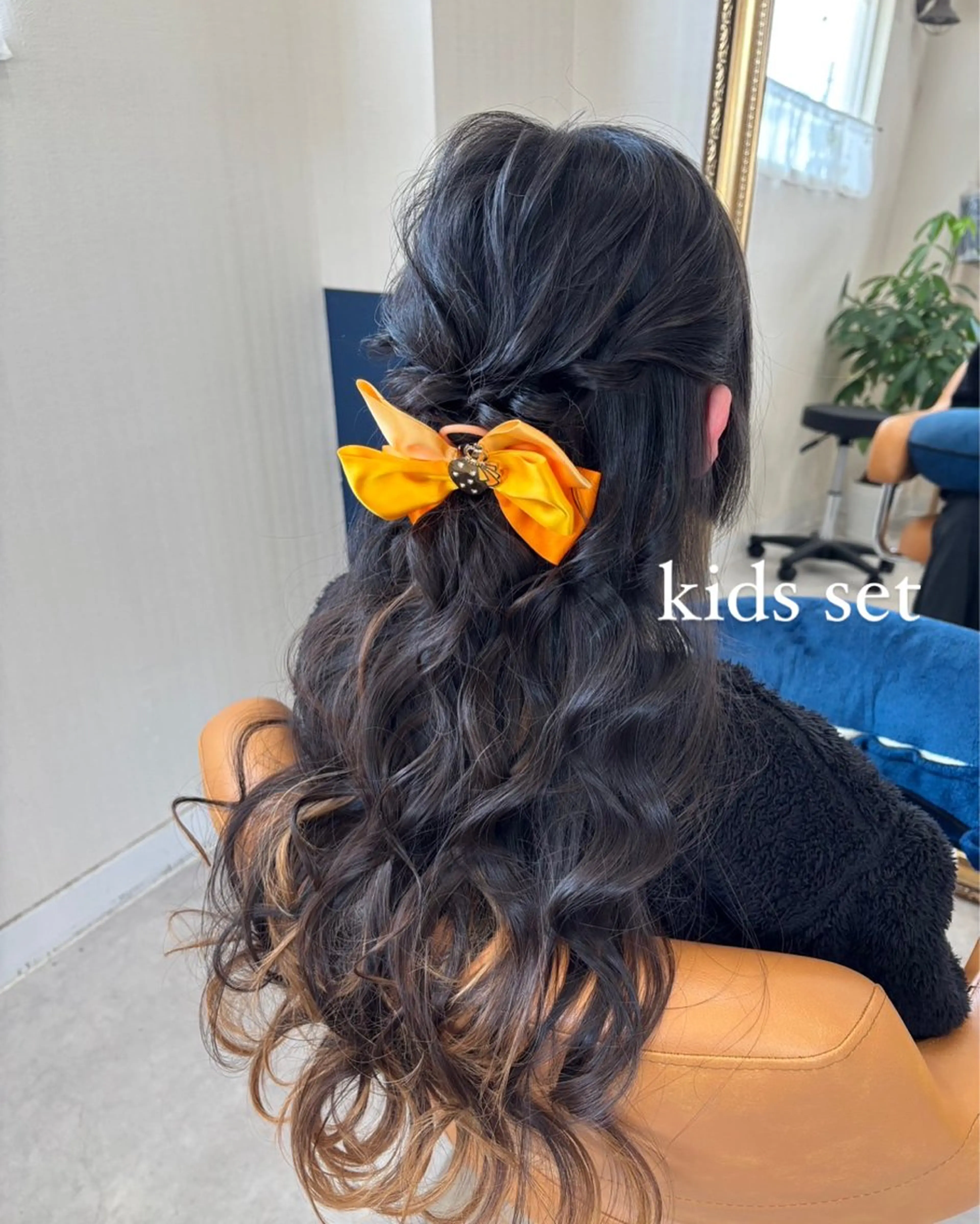 ヘアアレンジ キッズ ヘアセット 髪の家 tikiのヘアスタイル