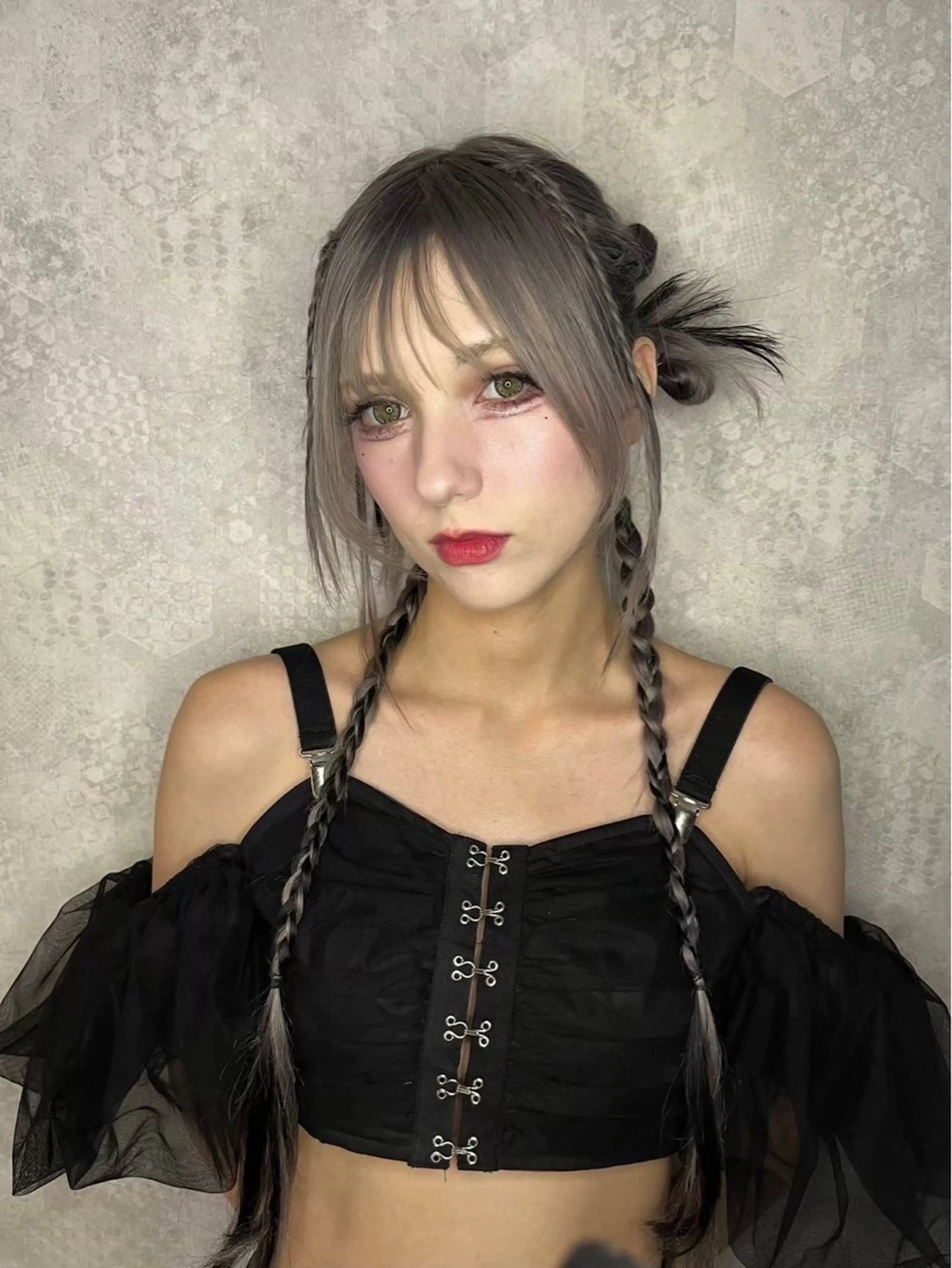 ロング カラー ♱·༝ホノカ.⋆♱【 デザイン／複雑履歴】のヘアスタイル