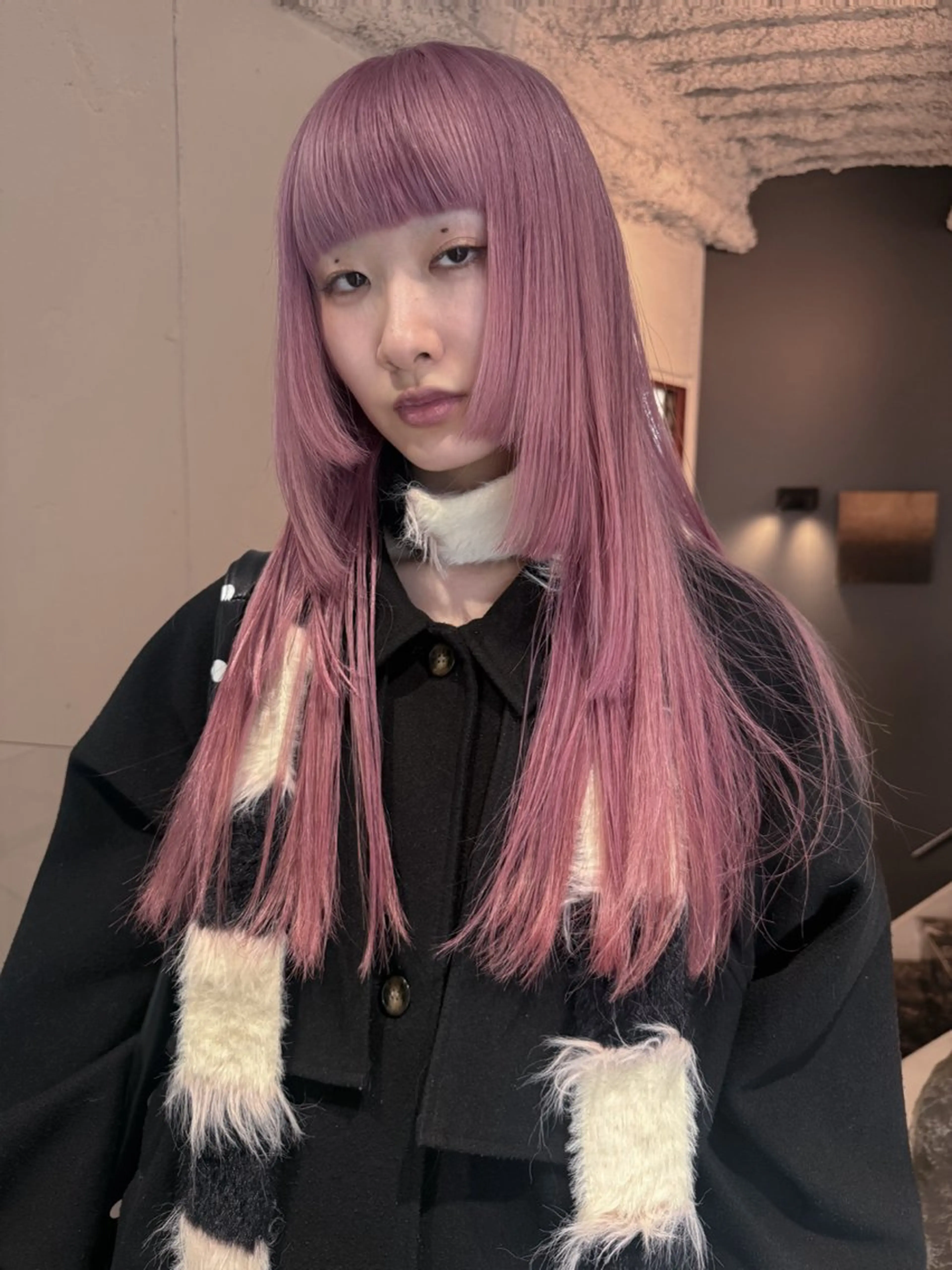 ロング カラー ピンクカラー ヘアカラー トリートメント限定 価格🌬️yusaのヘアスタイル