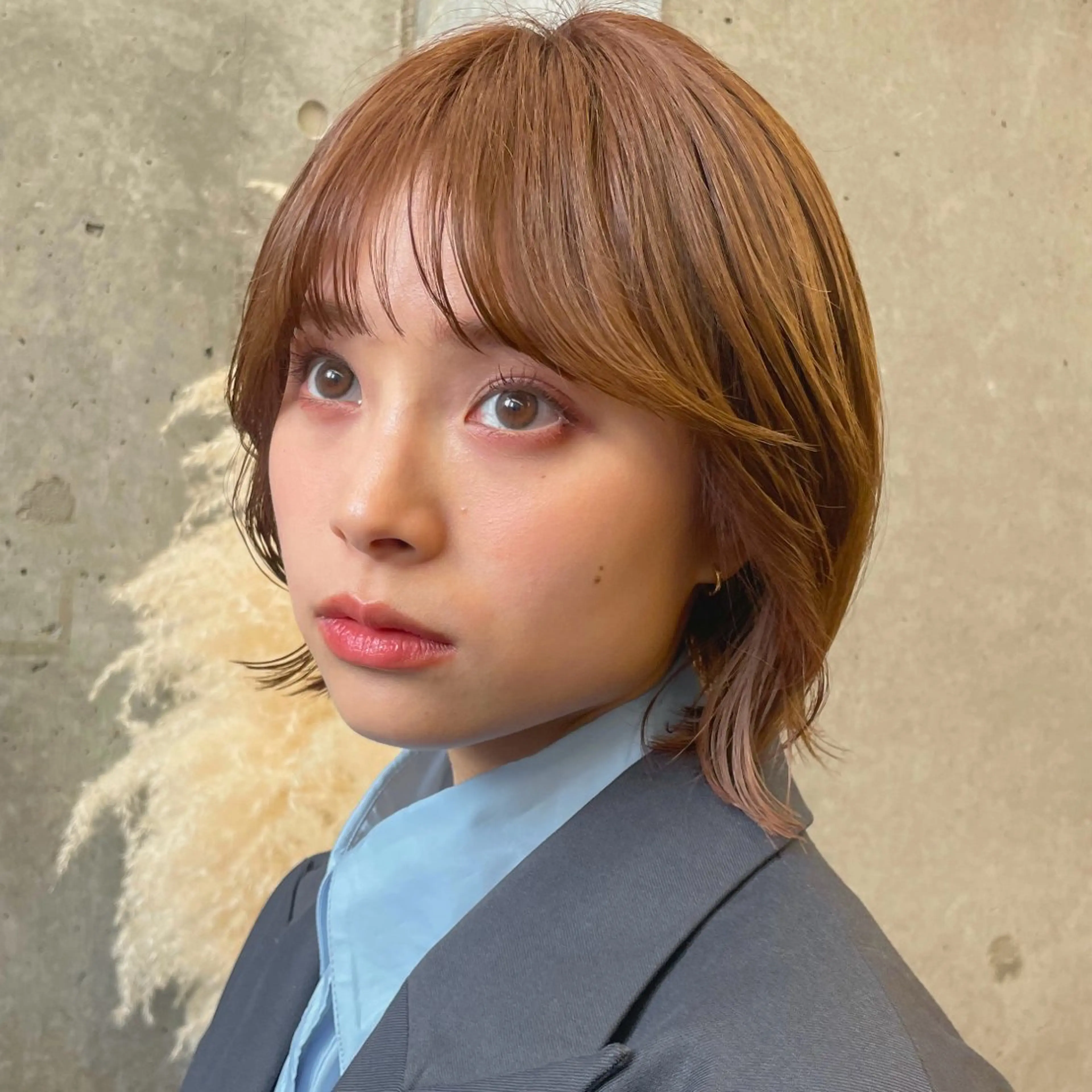 ミディアム カラー レイヤー/柔らか 透明感カラー/ゆきなのヘアスタイル