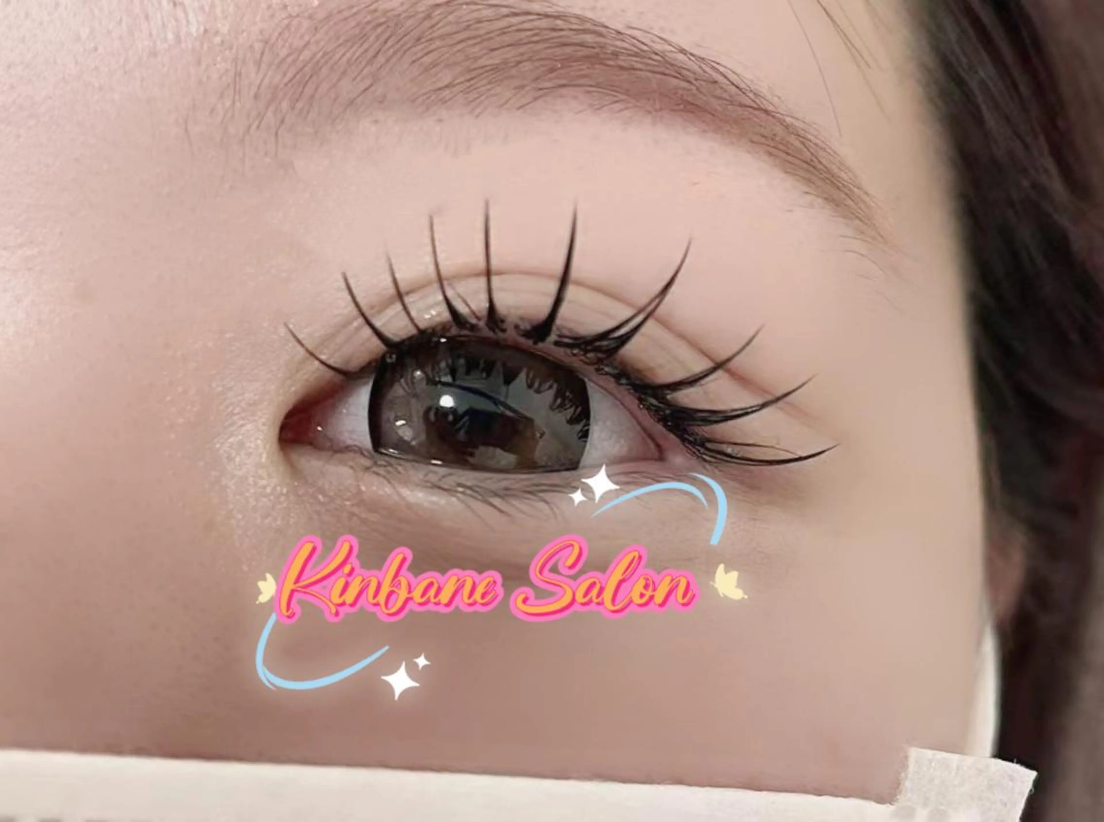 マツエク・マツパ 韓国風マツエク パリジェンヌラッシュリフト まつげパーマ 下まつげエクステ 一重×まつ毛パーマ マツエク 高田 玲奈のマツエク・マツパデザイン