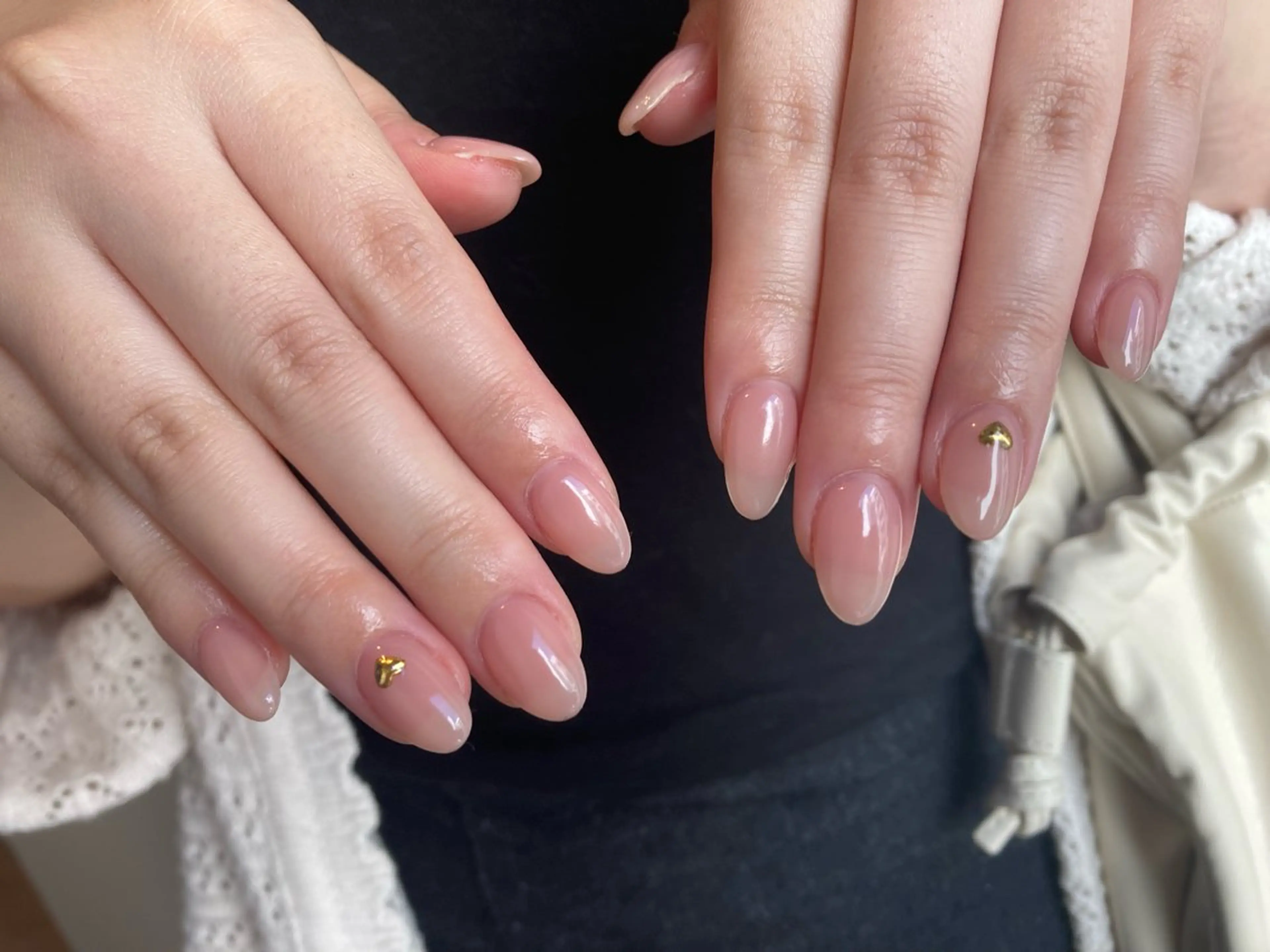 ネイル ハート ピンク ハンドネイル .Etel atelier.のネイルデザイン