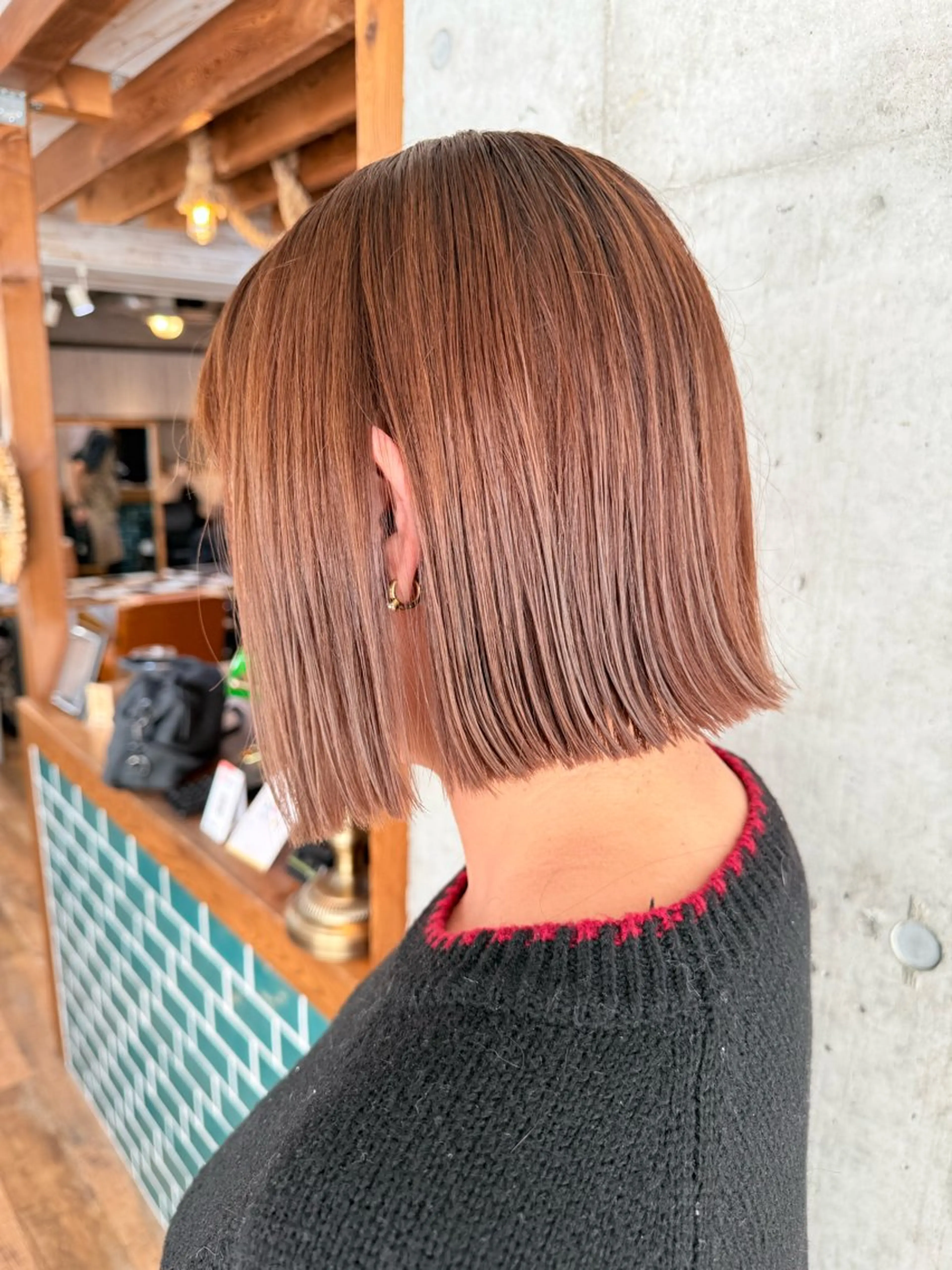 ショート カラー ヘアアレンジ レイヤー/髪質改善/ 北 啓吾のヘアスタイル