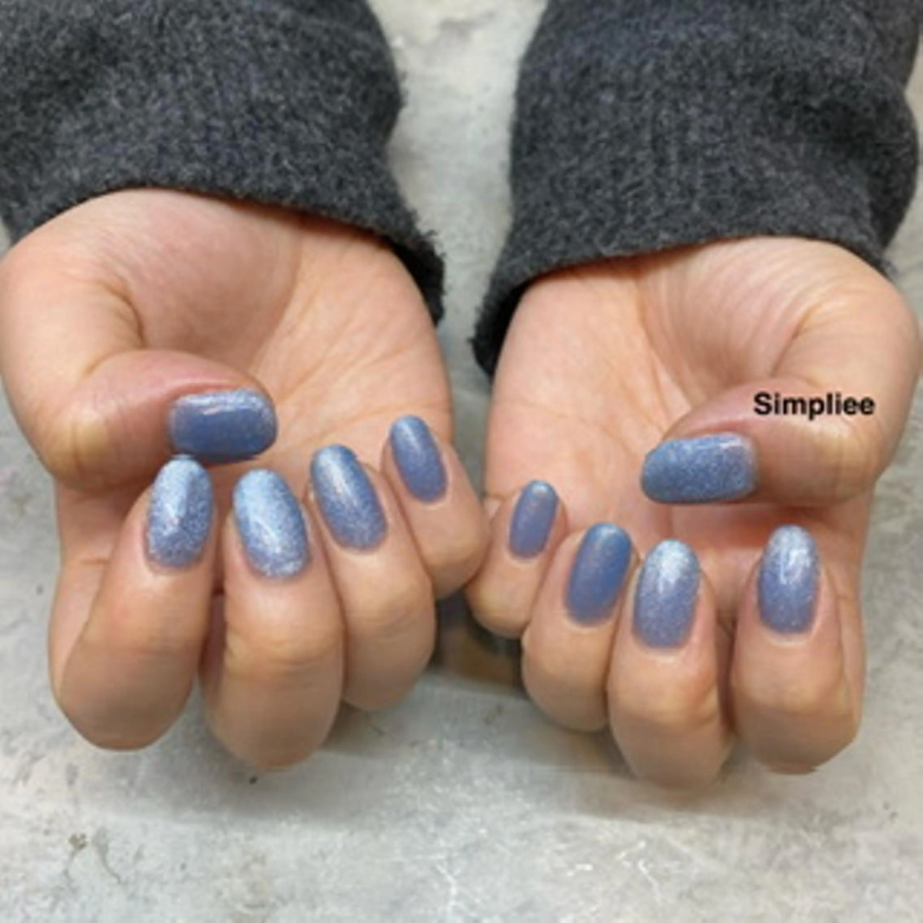 ネイル マグネットネイル マグネットワンカラー ワンカラーネイル シンプリーワン 渋谷店🪄MOENAのネイルデザイン