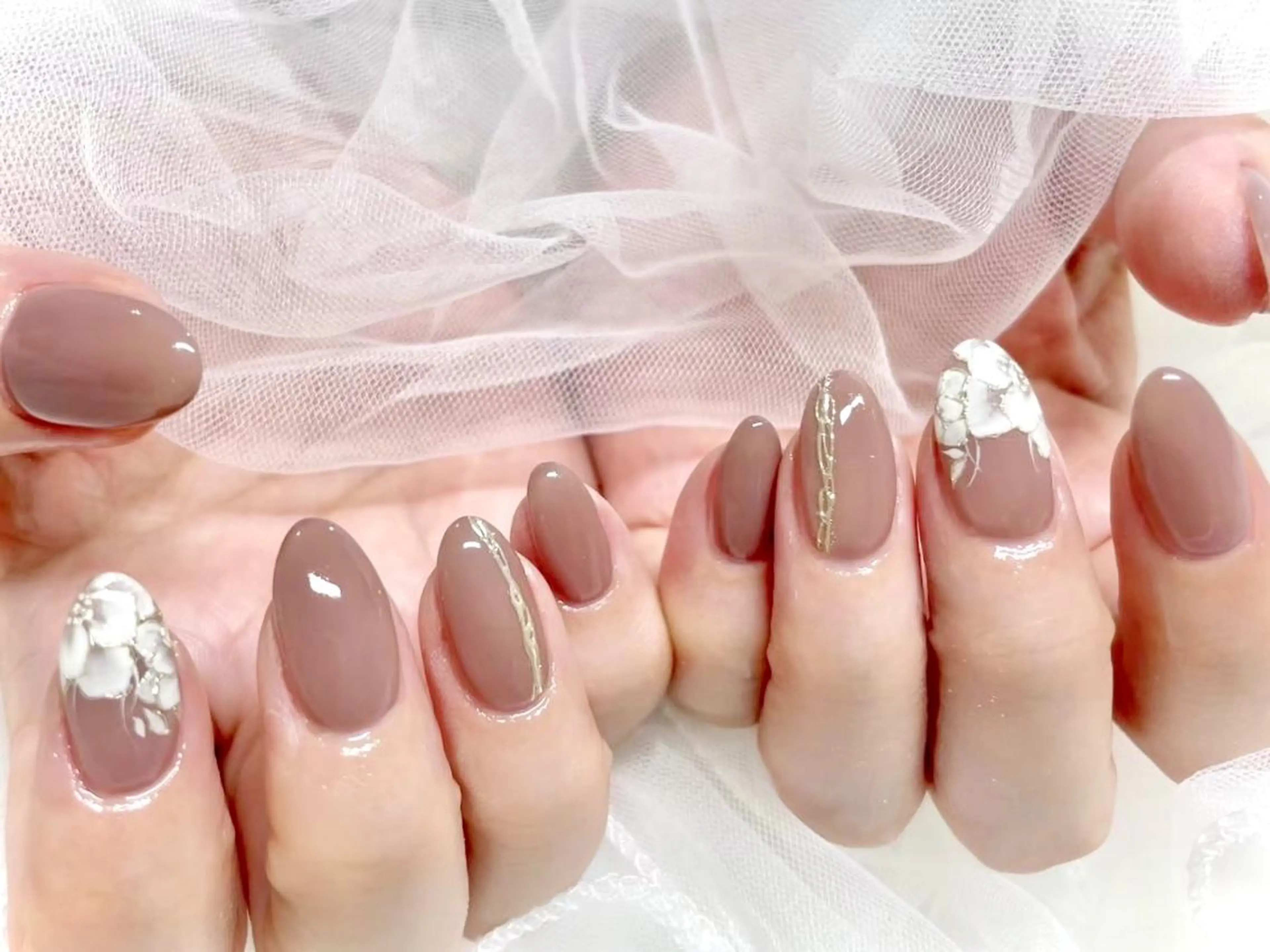 ネイル anju🌷 𓂃𓈒𓏸︎︎︎︎のネイルデザイン