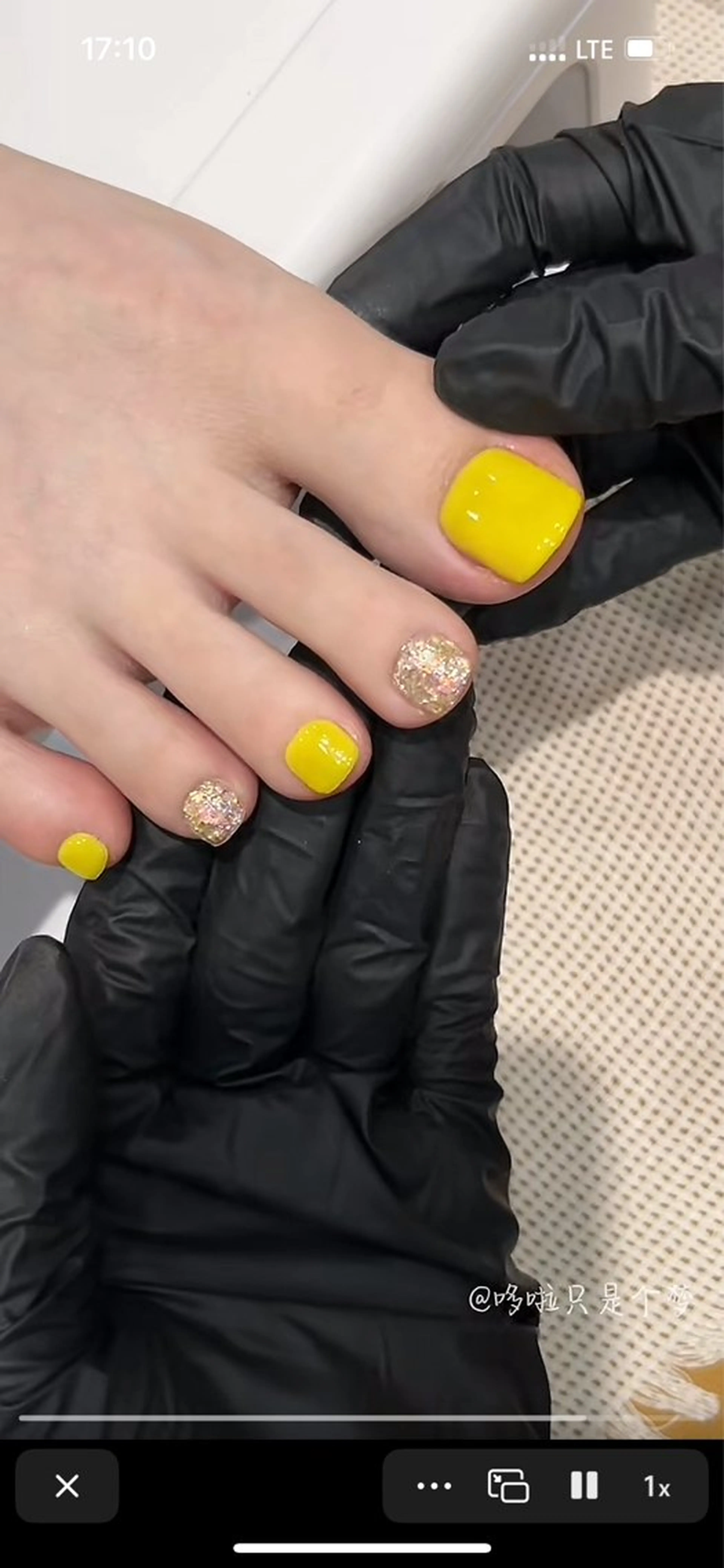 ネイル 長さ出し専門 パーツのネイルデザイン