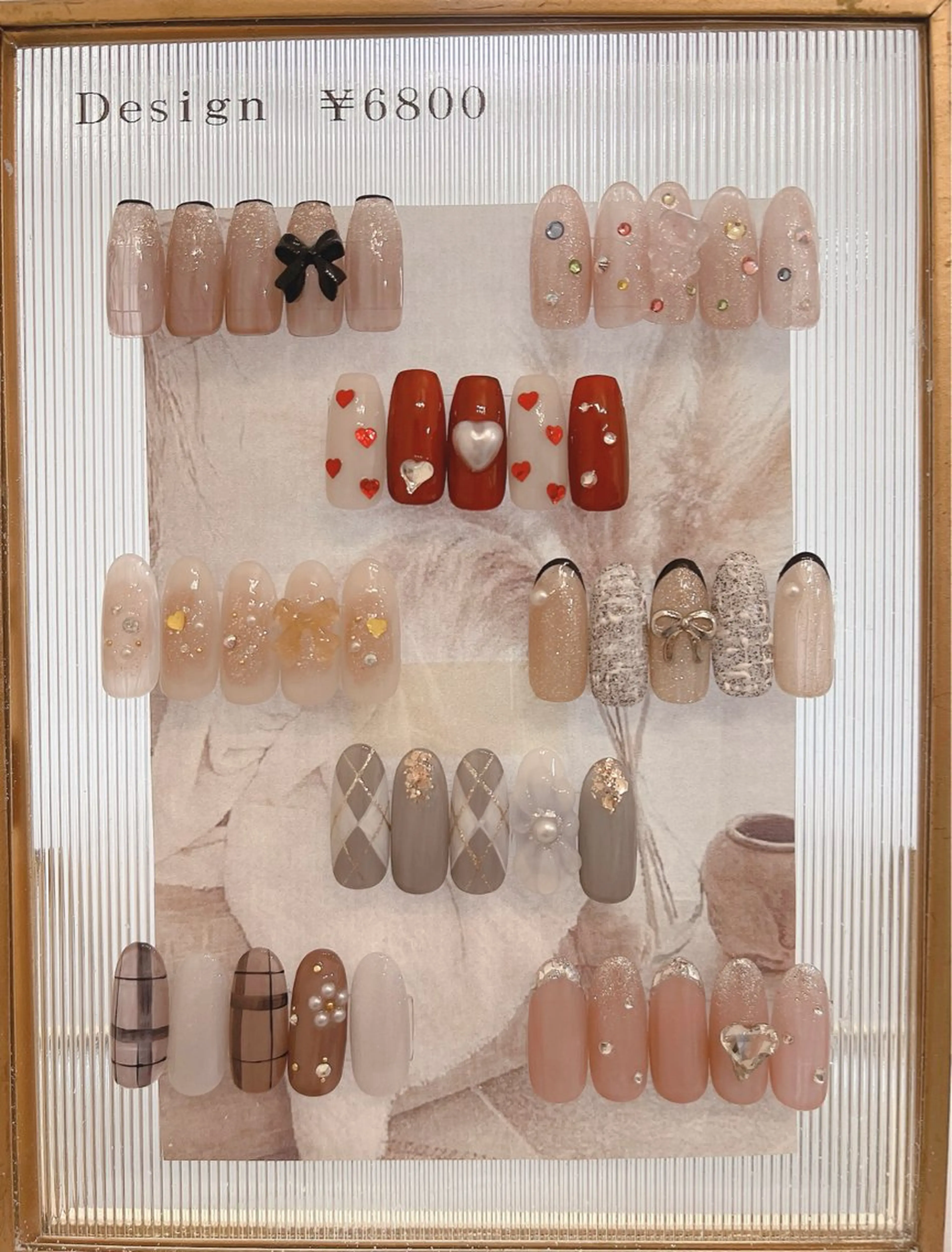 ネイル フットネイル ジェルネイル 韓国ネイル 冬ネイル ハンドネイル nail salon Lauleaのネイルデザイン