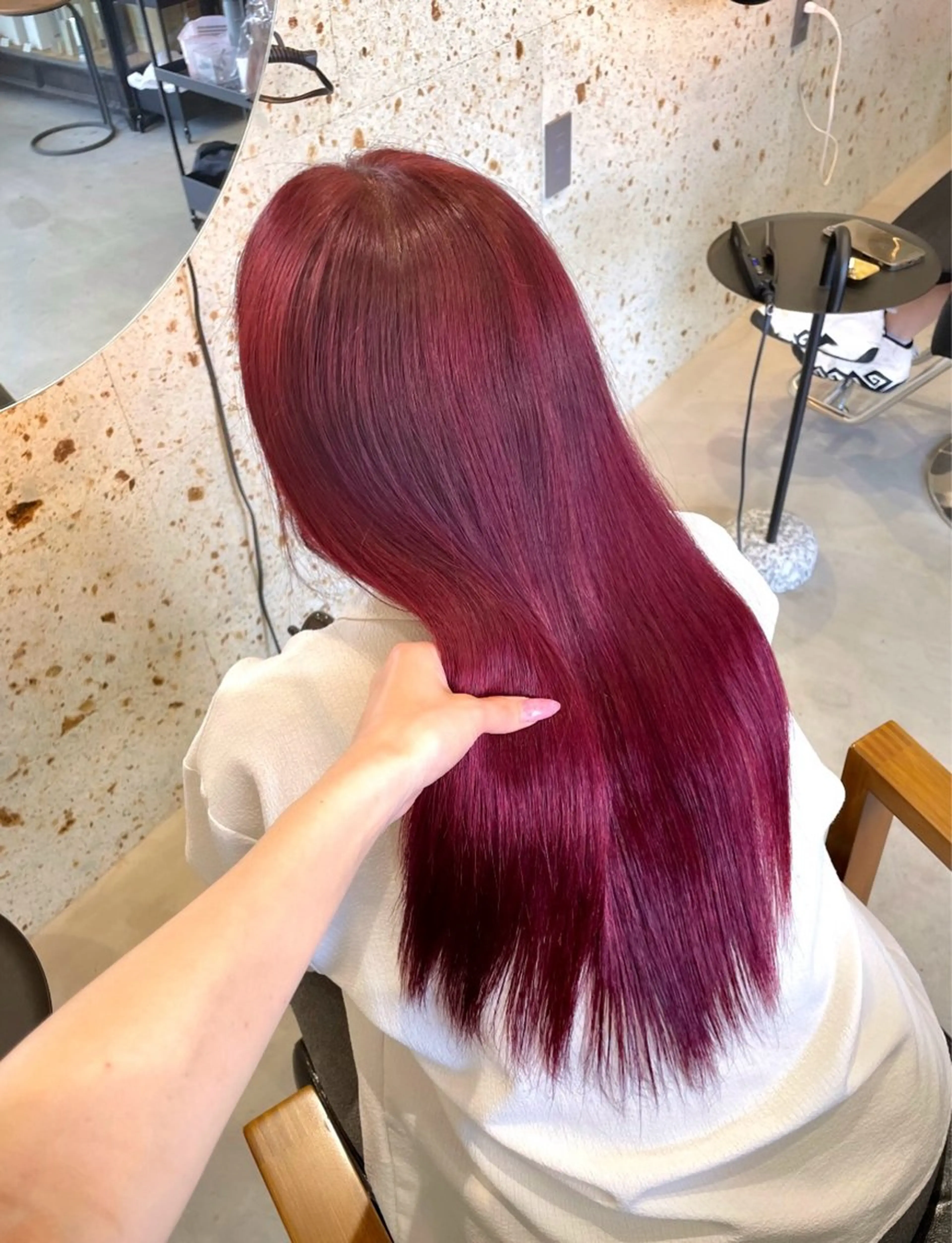 ロング カラー ヘアカラー tim hinaのヘアスタイル