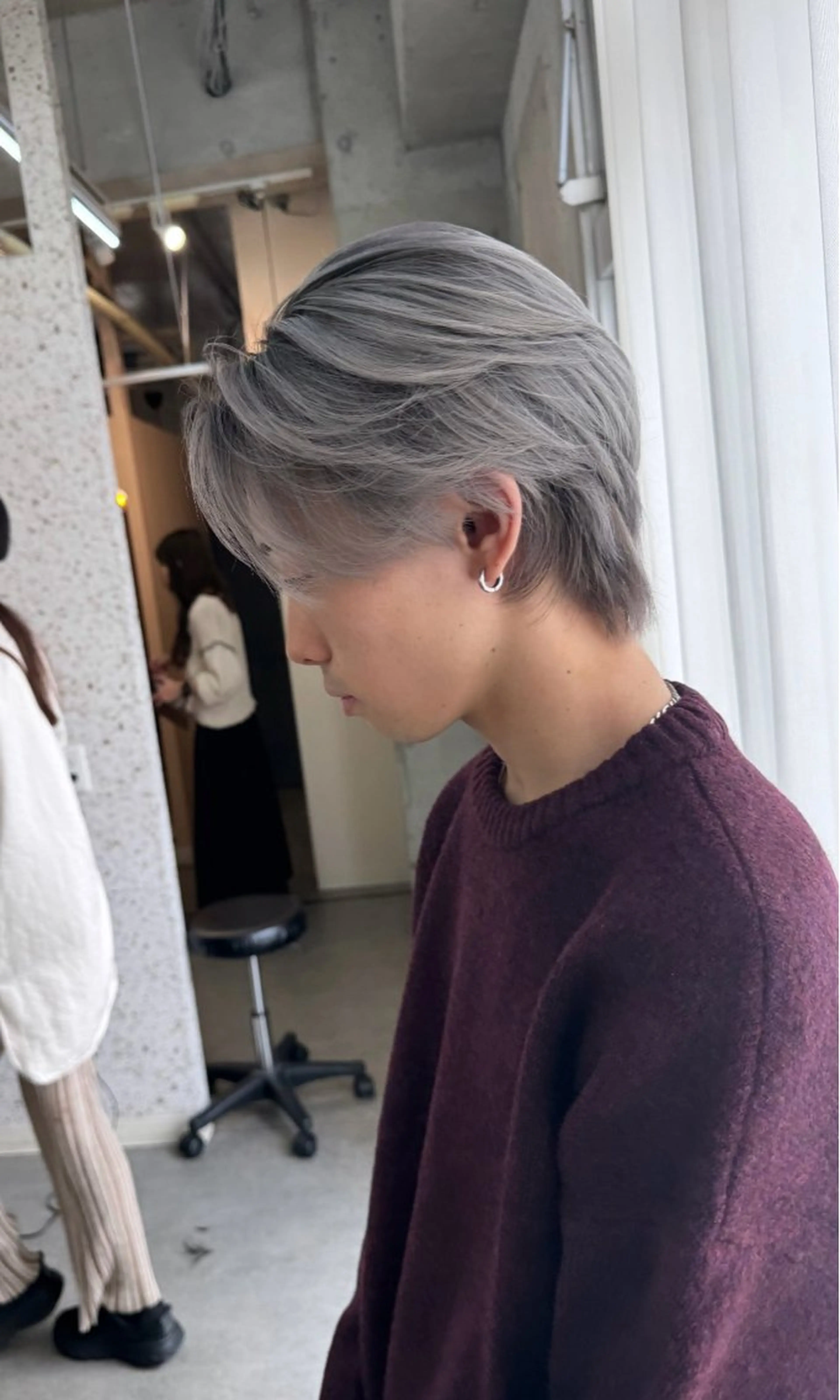 ショート 有人/バレイヤージュ /シャドールーツのヘアスタイル