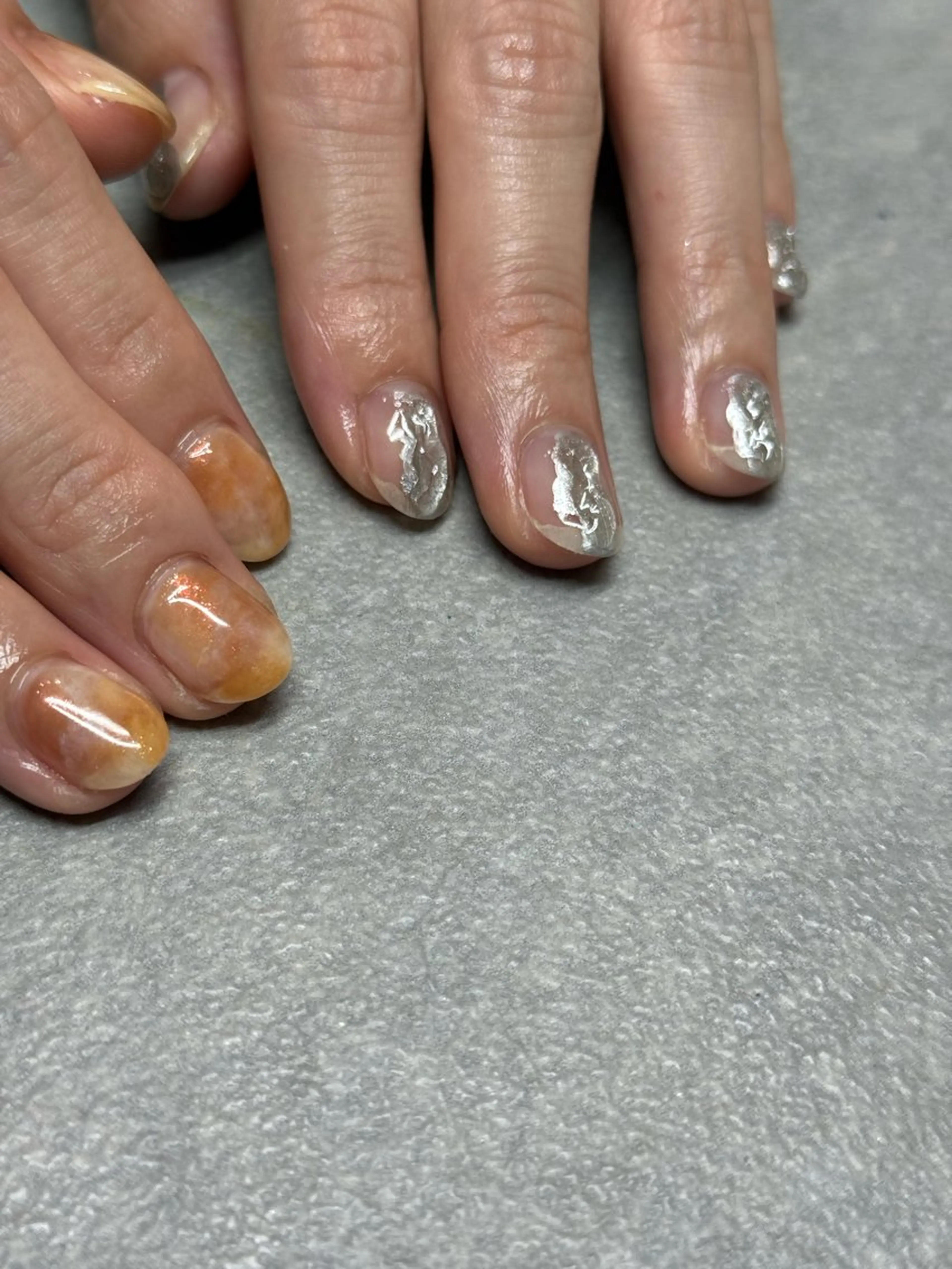 ネイル ハンドネイル フットネイル kiii.__ ✴︎*のネイルデザイン