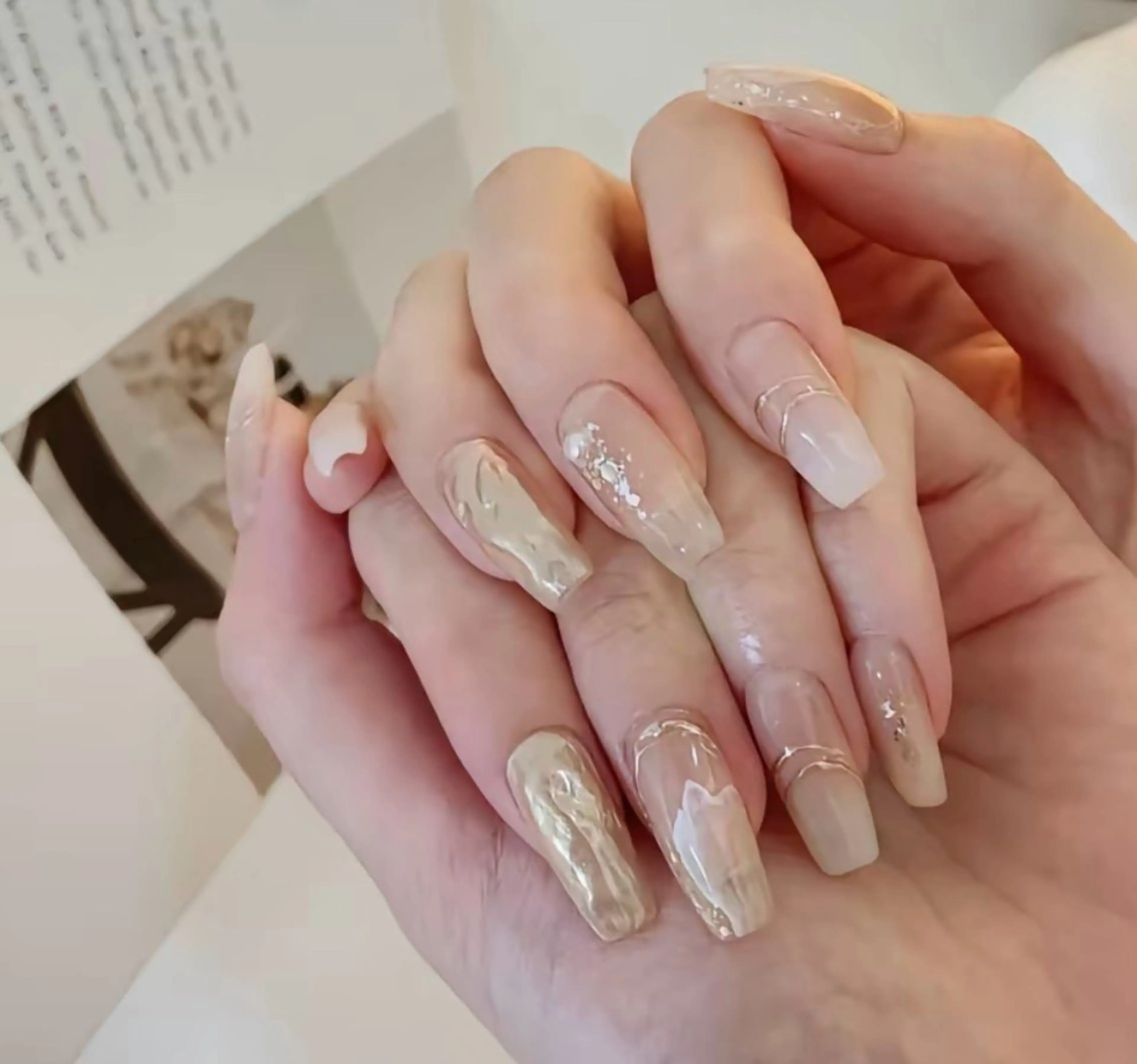 【HAND】★大人気アートデザイン定額★デザイン30種類以上オフとパッツoffご希望の方必ずメッセージを送ってください。の写真