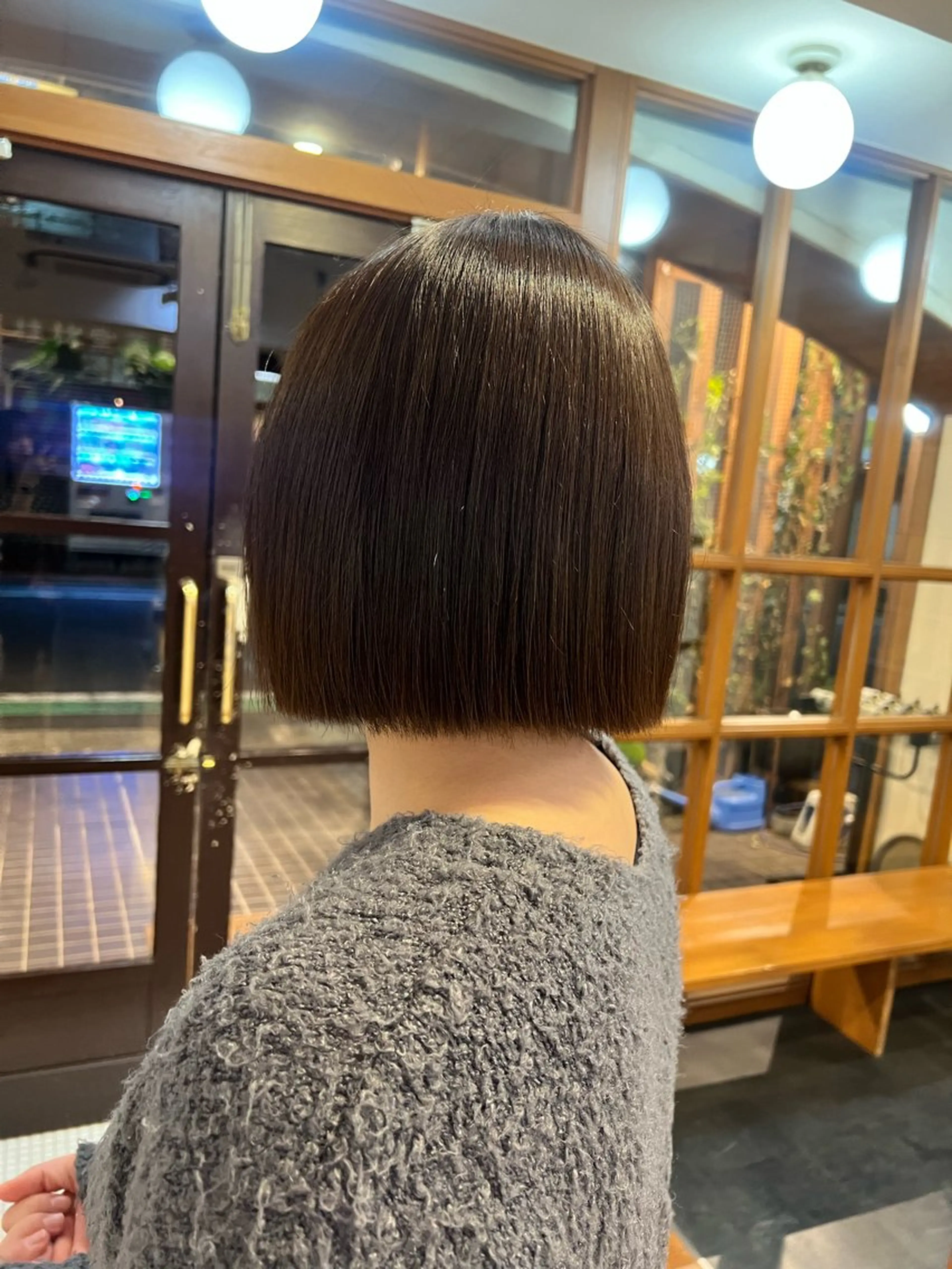 ショート ボブ 縮毛矯正 はるか / ボブ得意ですᐩᕀのヘアスタイル