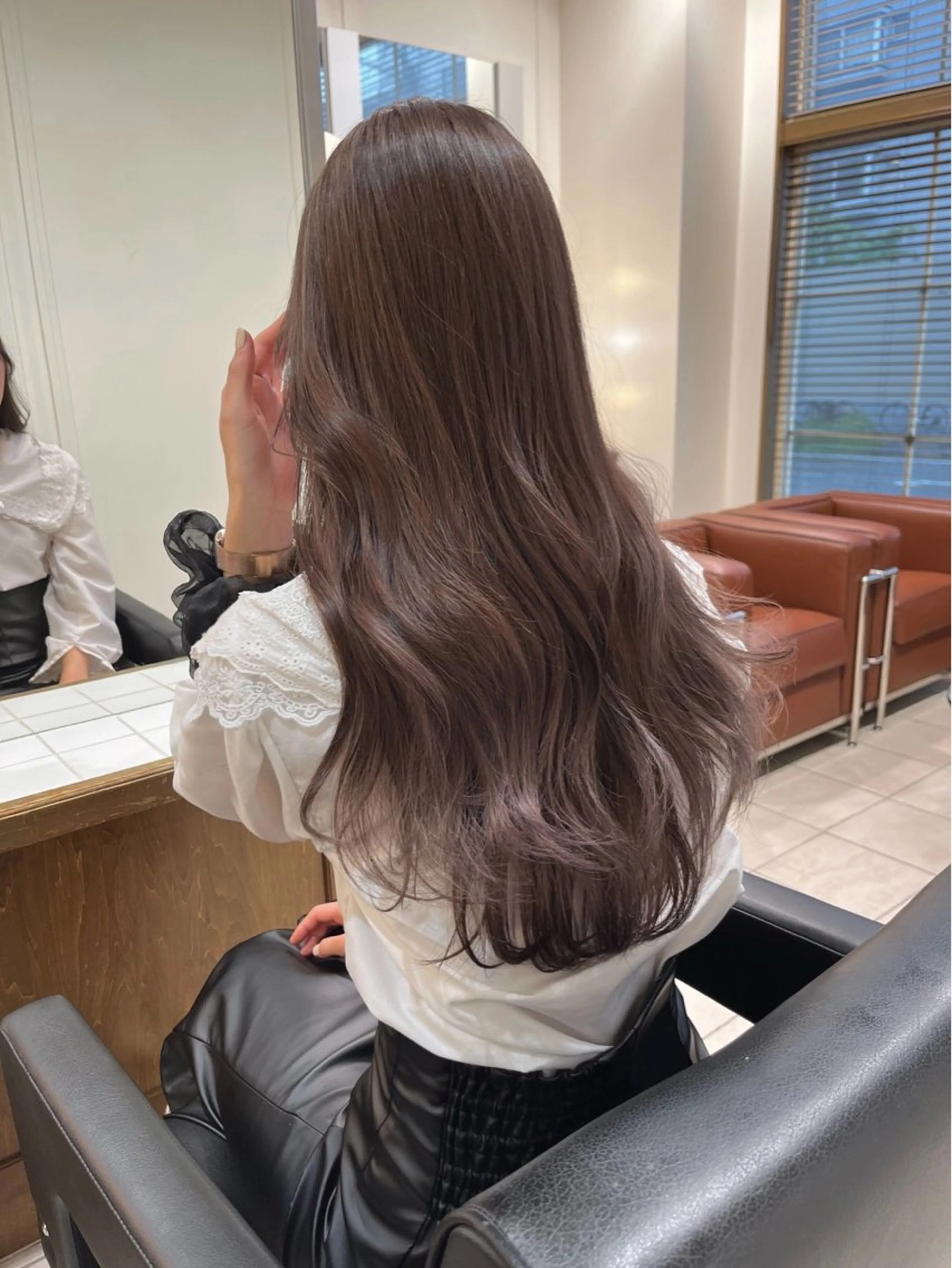 ロング 似合わせヘア🤎透明 感カラー🤎MIKAのヘアスタイル