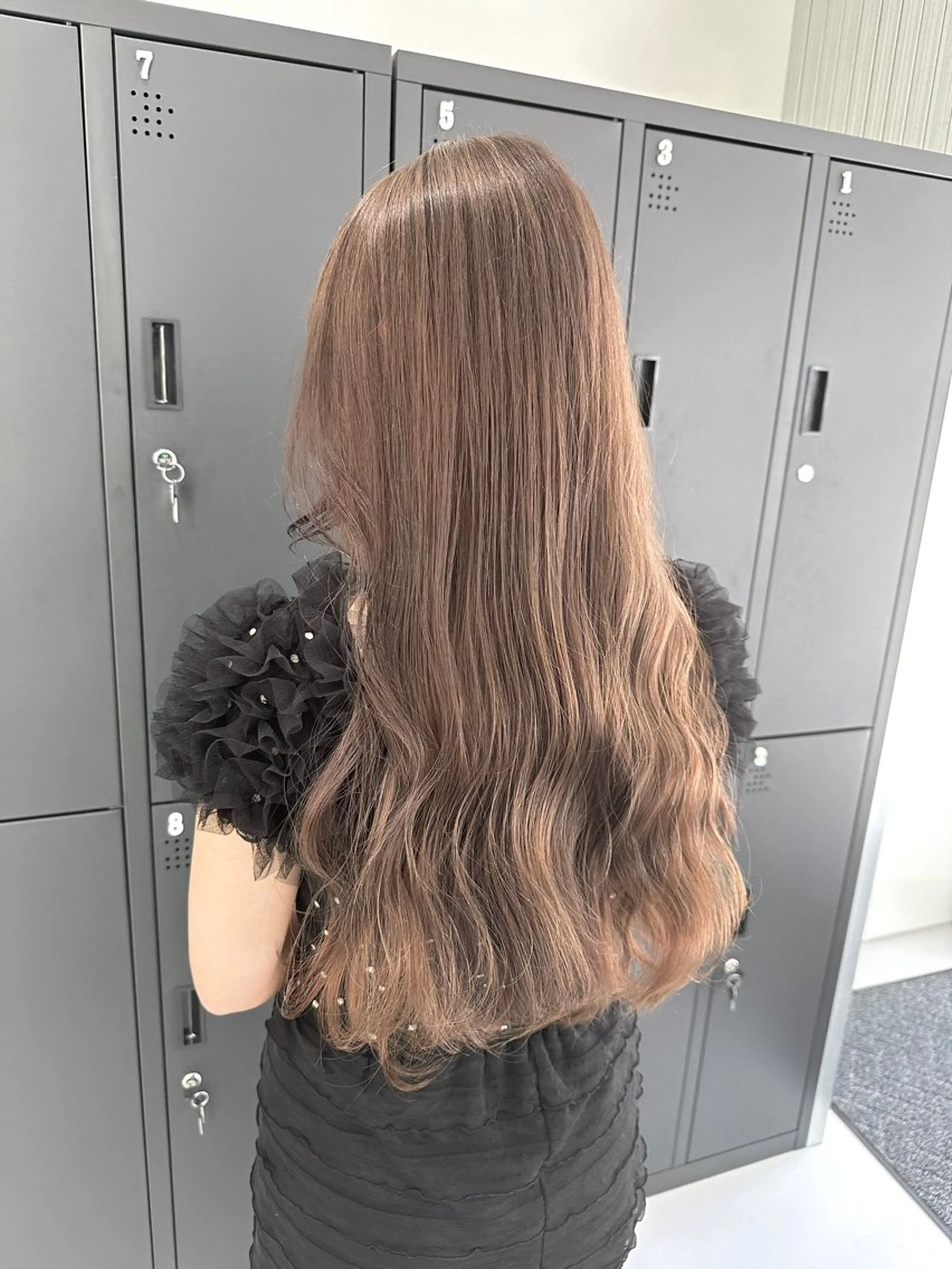 セミロング ヘアカラー トリートメント ダブルカラー/レイヤ ー新潟駅/谷口大海のヘアスタイル