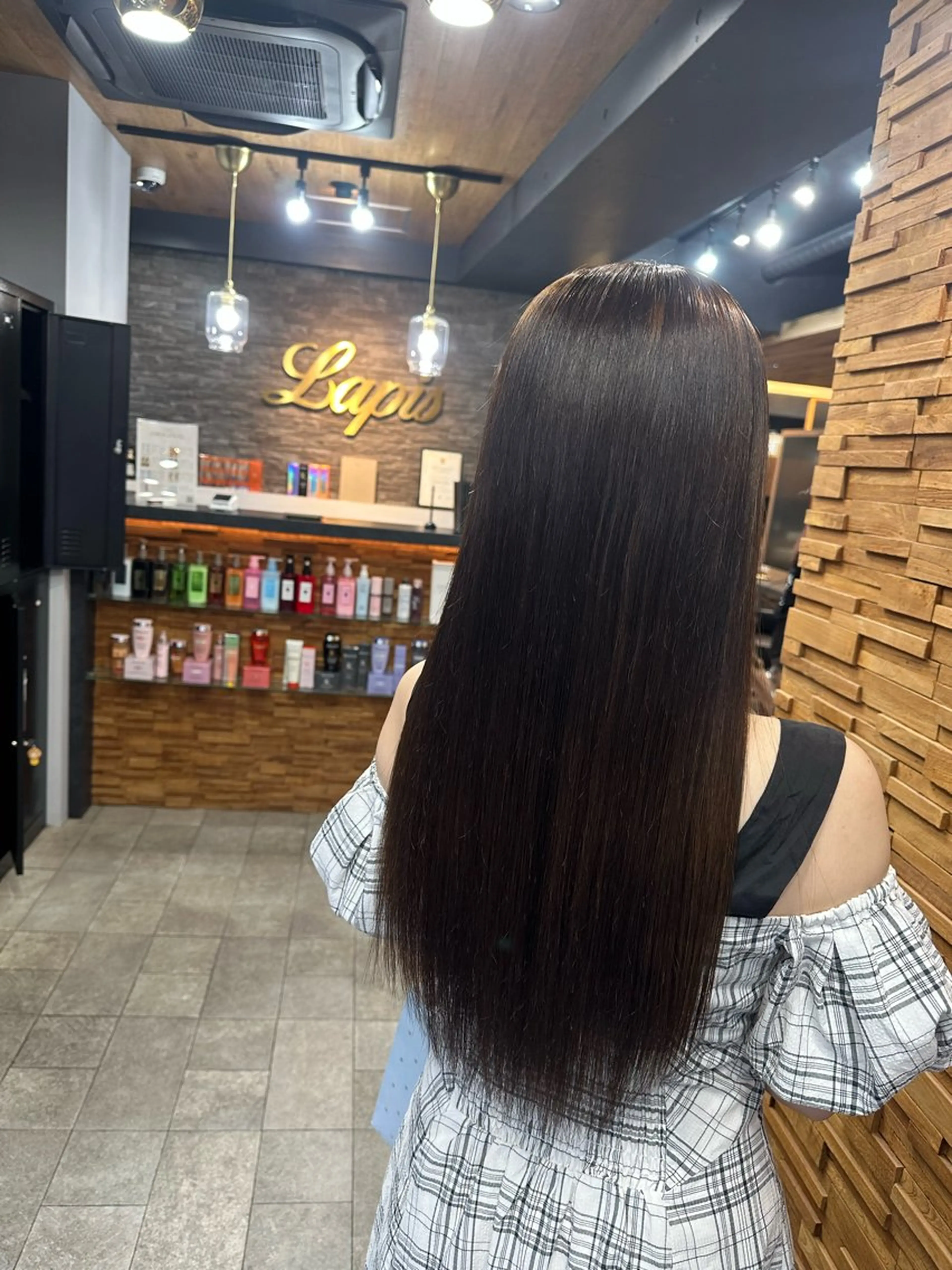 ロング ヘアカラー 横浜lapis amaneのヘアスタイル