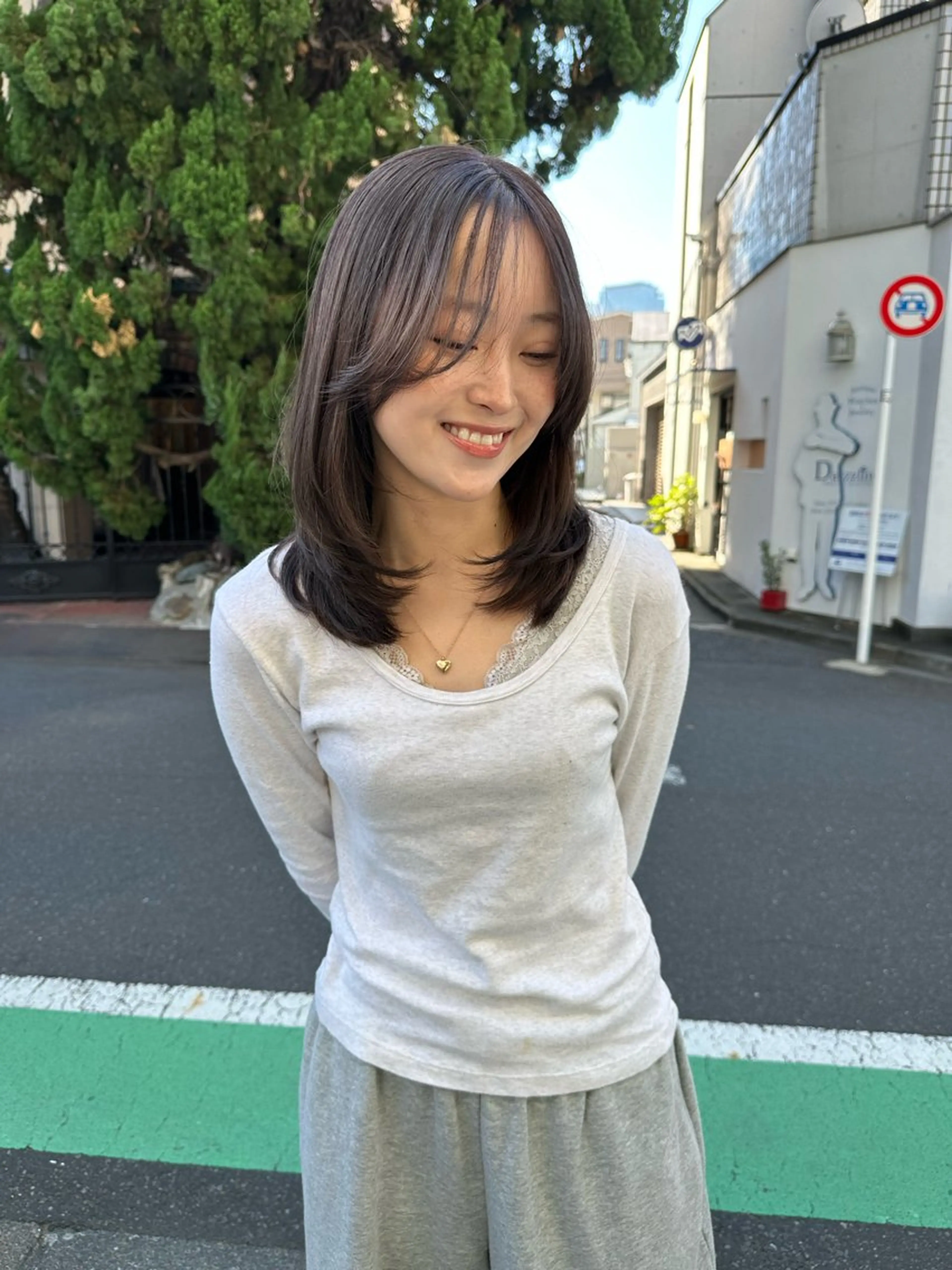 ミディアム カラー カット ヘアカラー トリートメント 柔らか透け感カラー 🌿ムロヤリョウスケのヘアスタイル